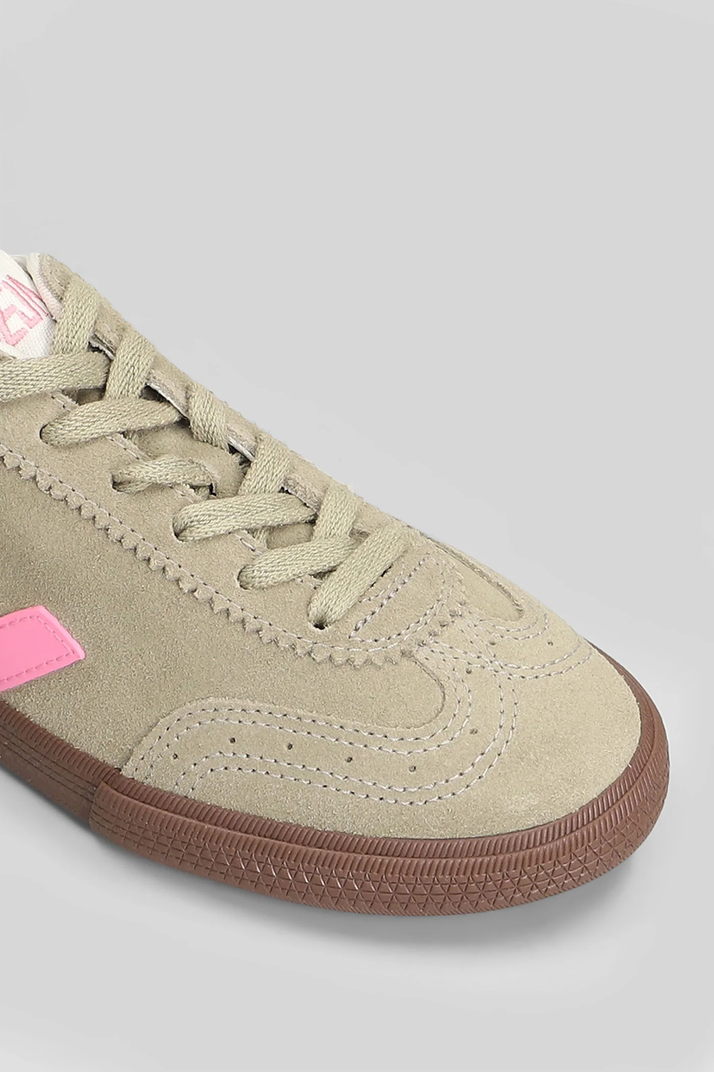 Volley Sneakers in taupe suede - Image 5