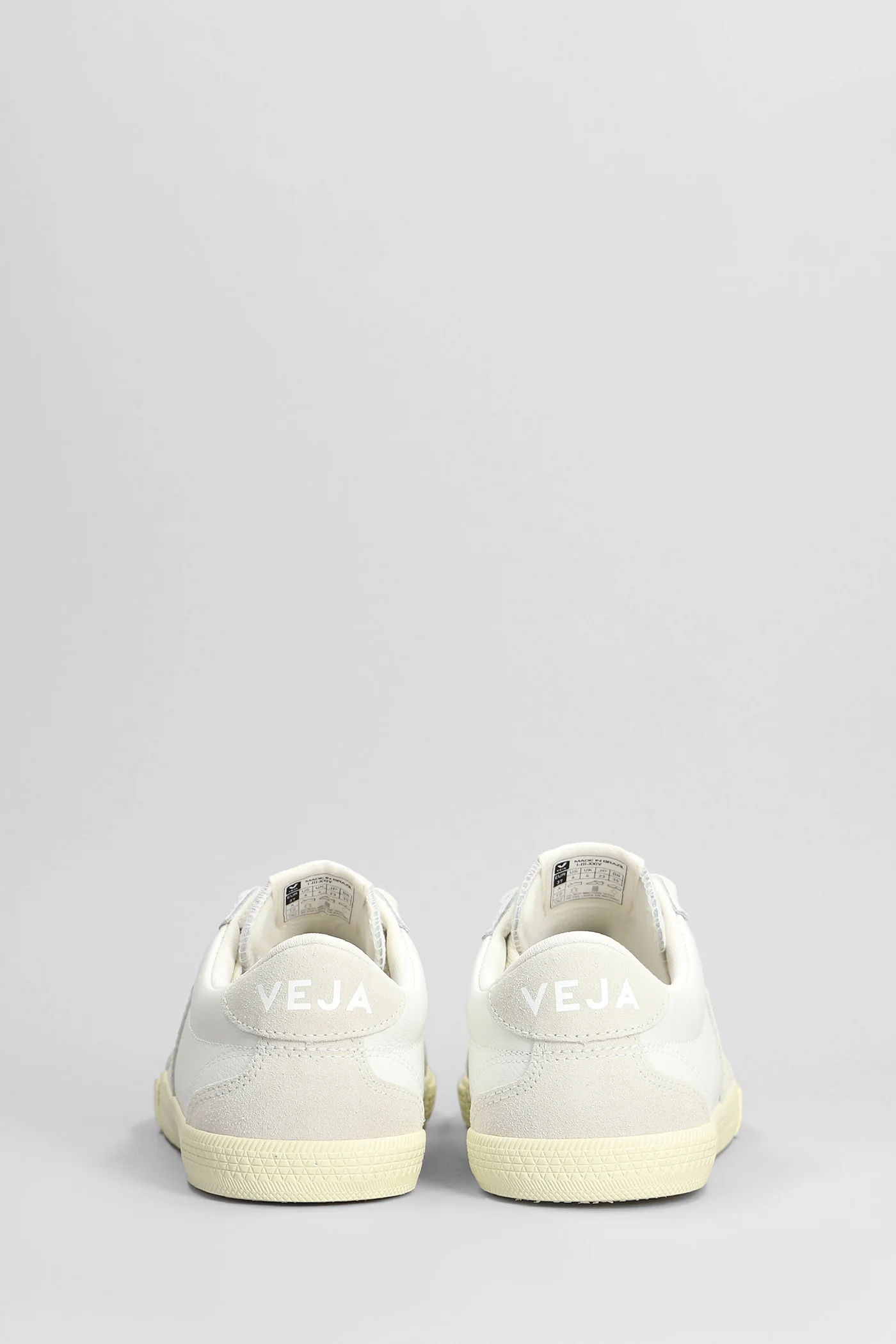 Volley Sneakers in white suede and leather - Image 4