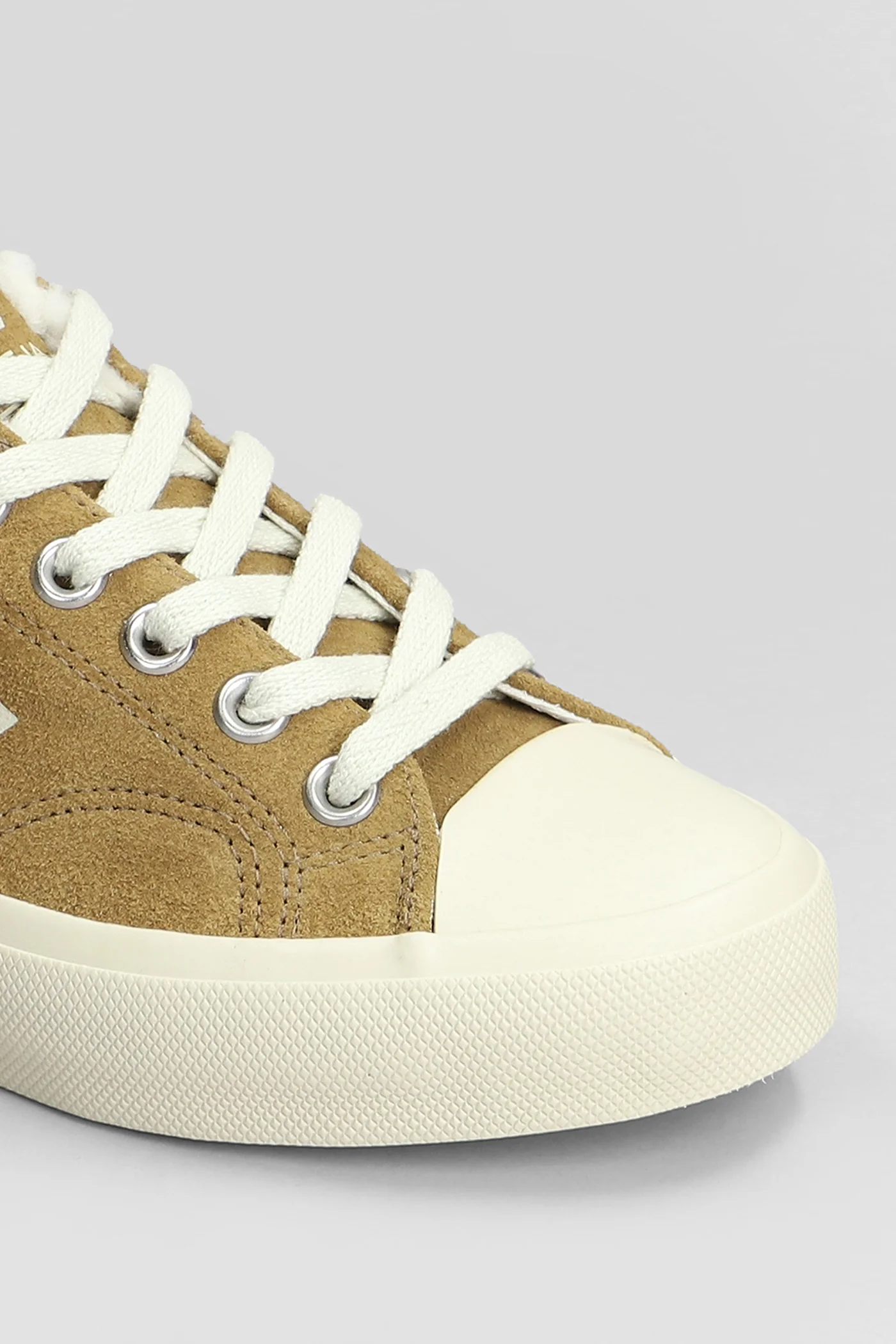 Wata II Low Sneakers in taupe suede - Image 5