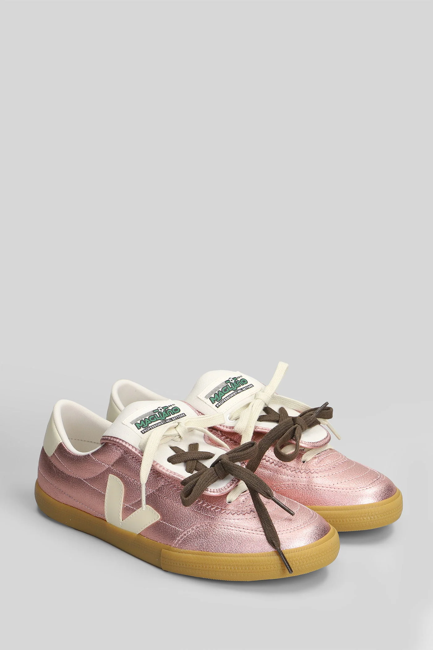 Panenka Sneakers in rose-pink leather - Image 2