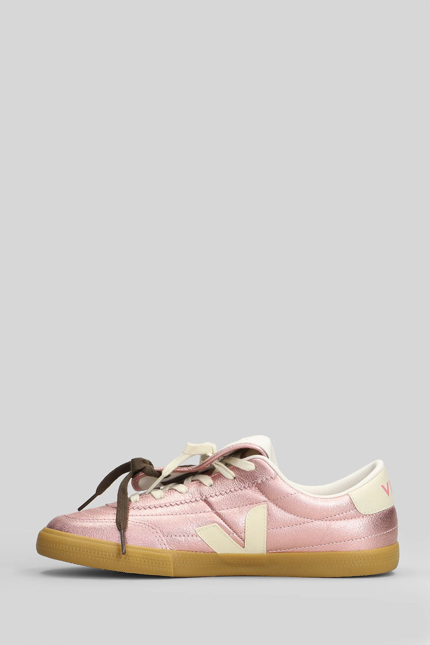 Panenka Sneakers in rose-pink leather - Image 3
