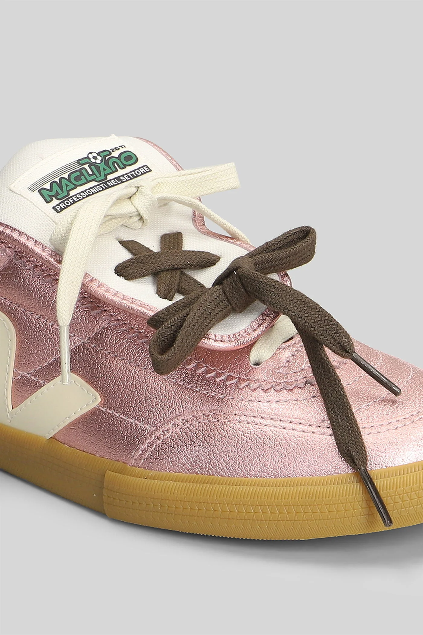 Panenka Sneakers in rose-pink leather - Image 5