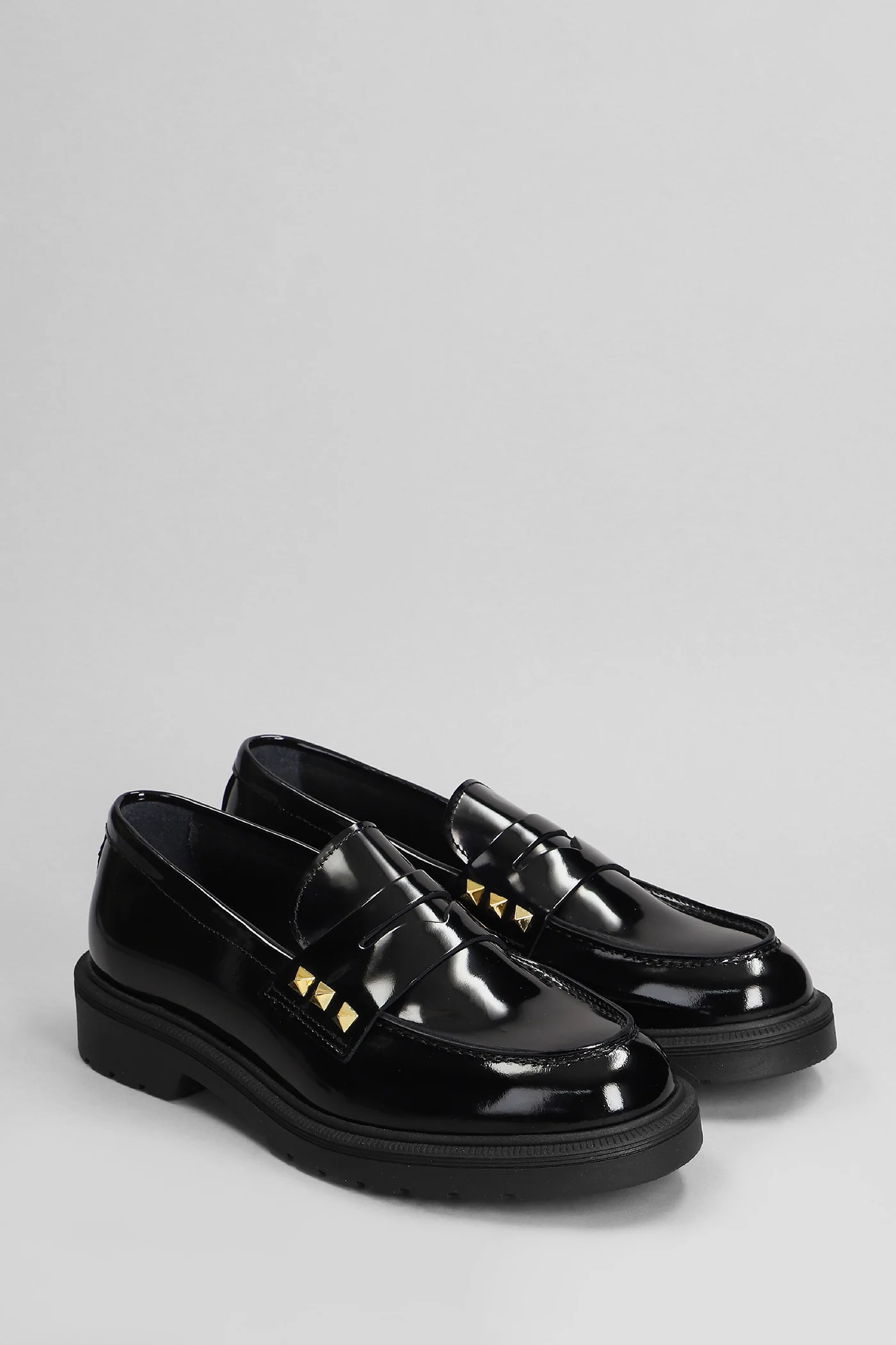 Loafers in black leather - Image 2