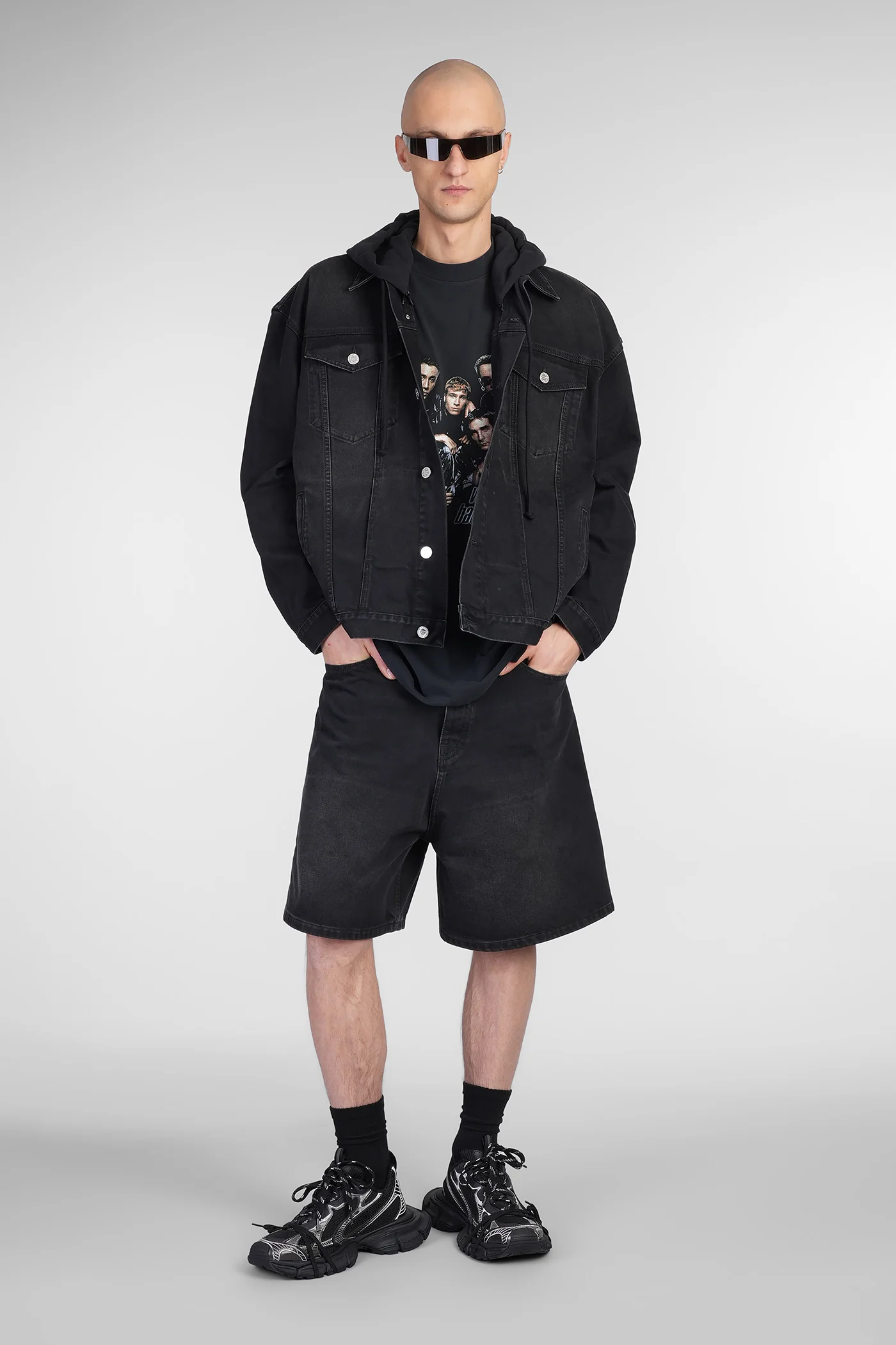 Denim Jackets in black denim - Image 2