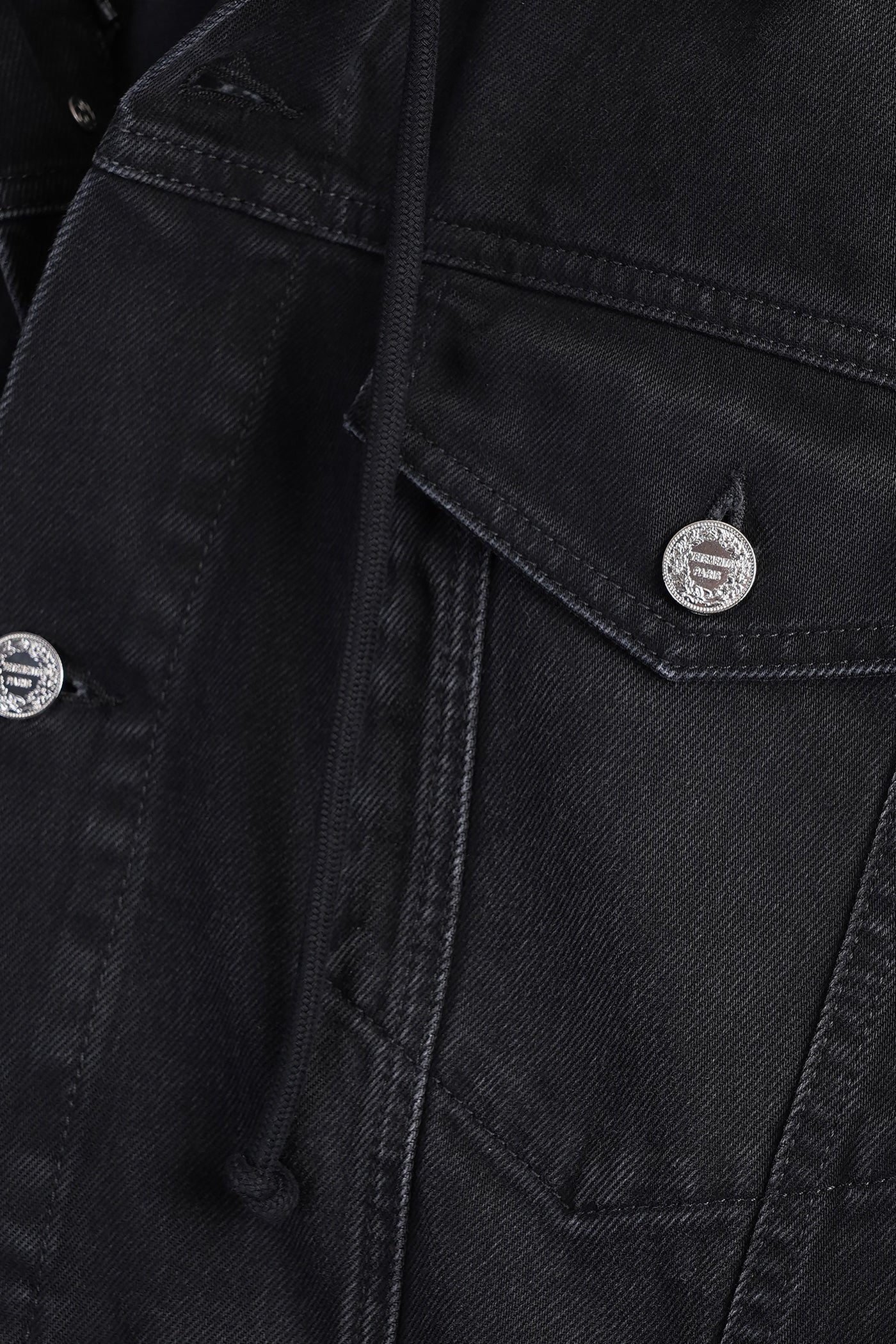 Denim Jackets in black denim - Image 5