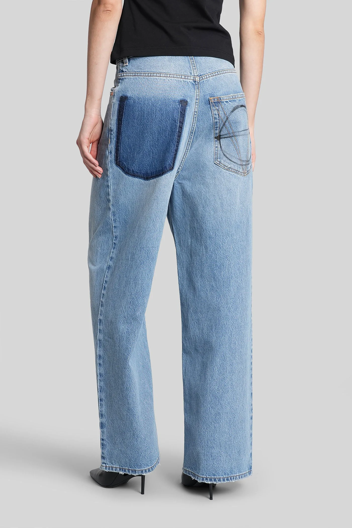 Jeans in blue cotton - Image 3
