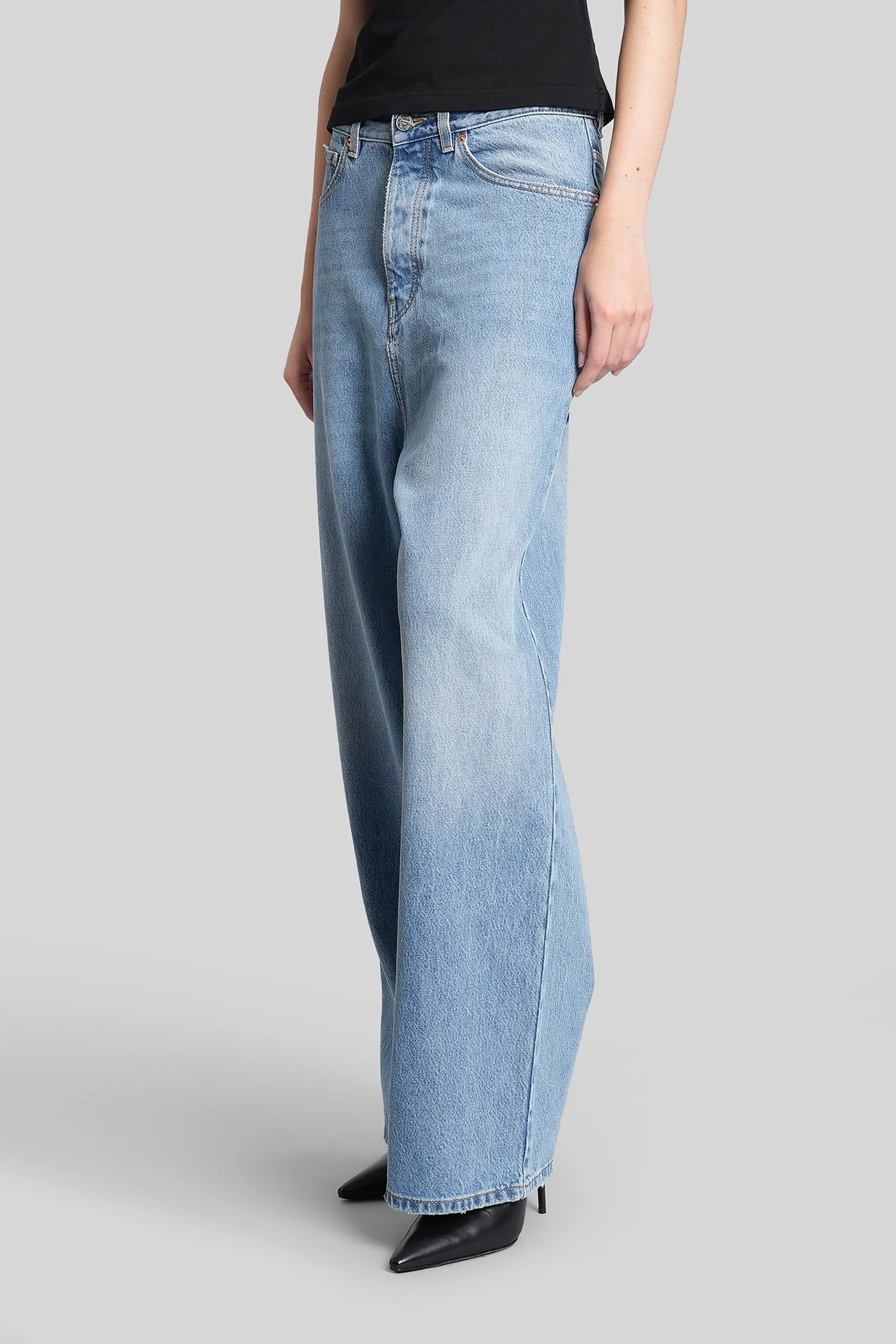 Jeans in blue cotton - Image 4