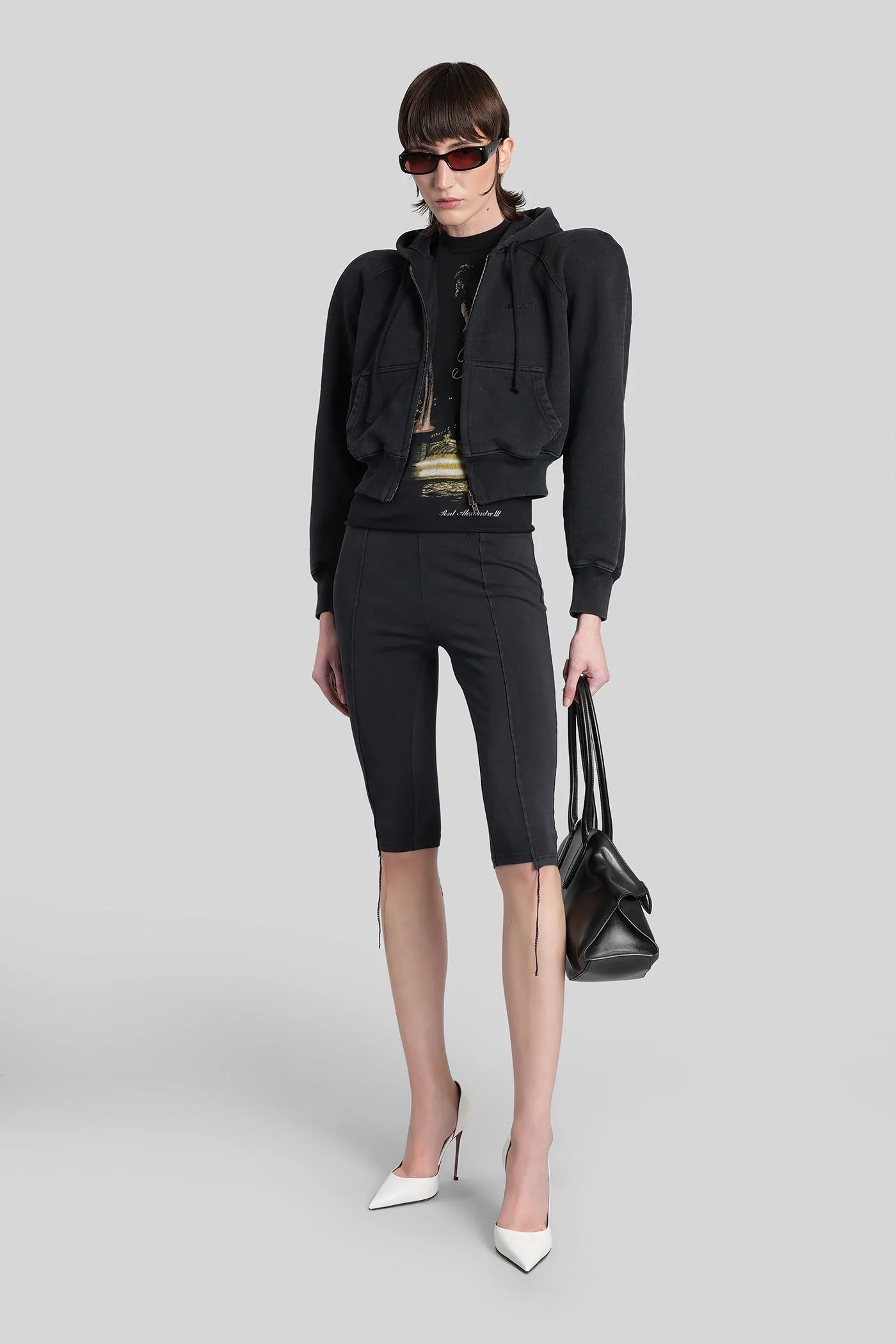 Pants in black cotton - Image 7