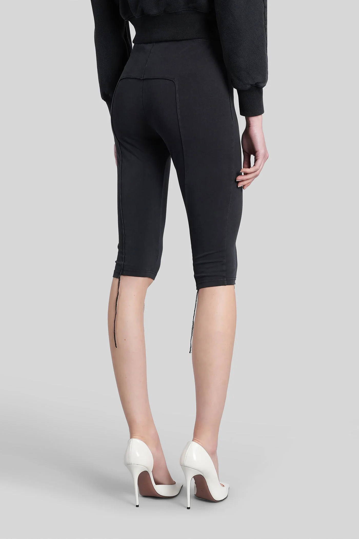 Pants in black cotton - Image 8
