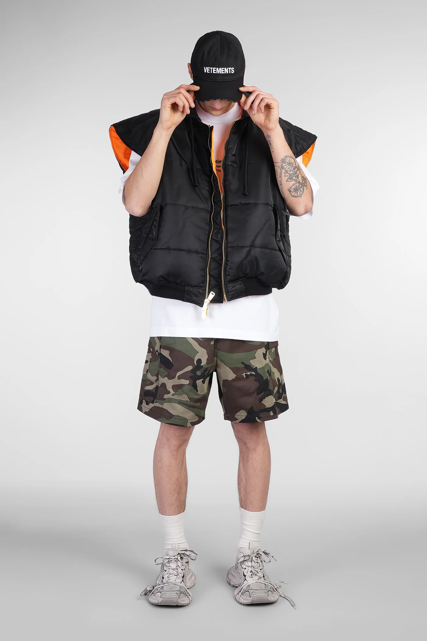 Shorts in camouflage cotton - Image 2