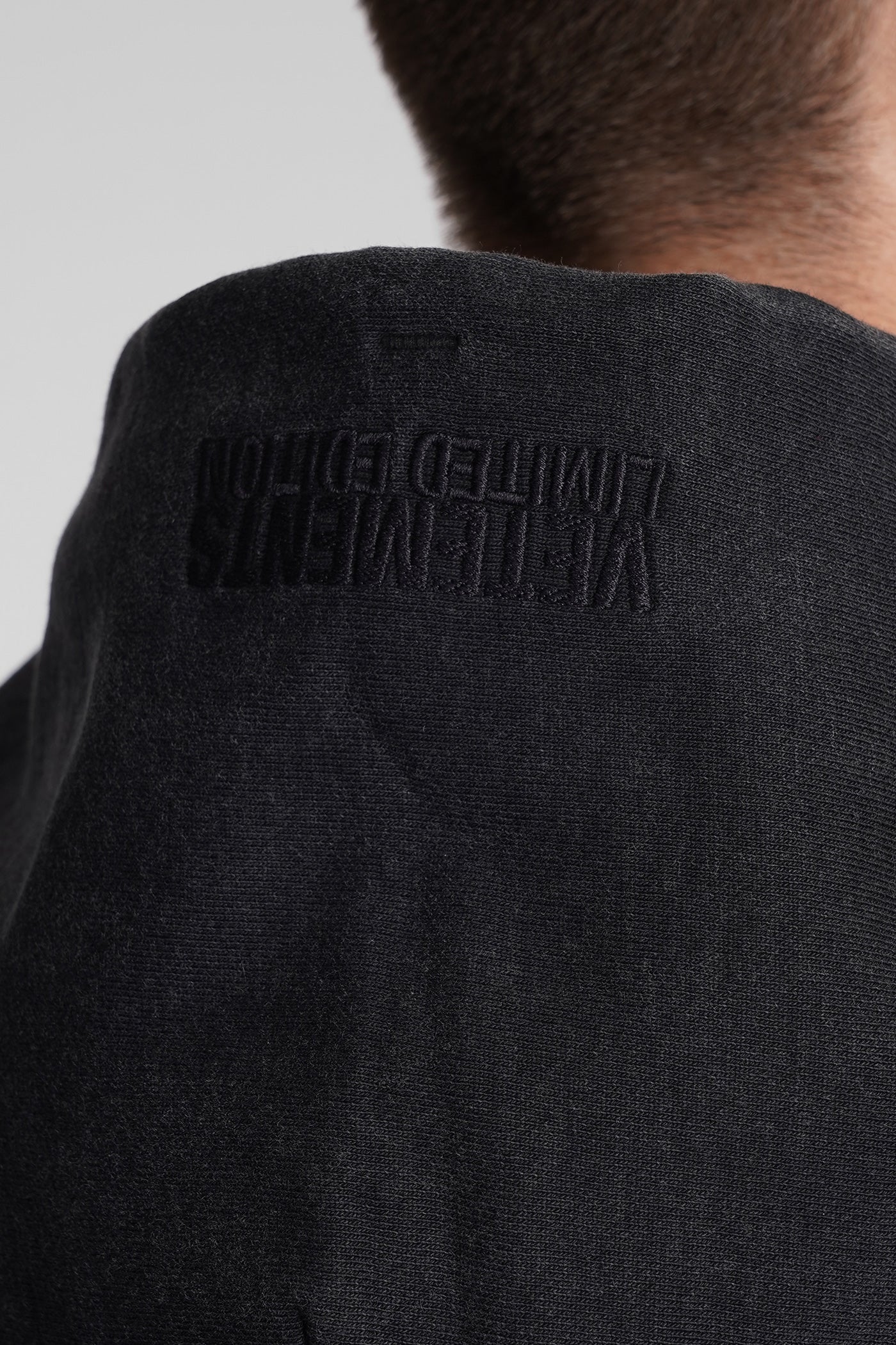 Sweatshirt in black cotton - Image 5