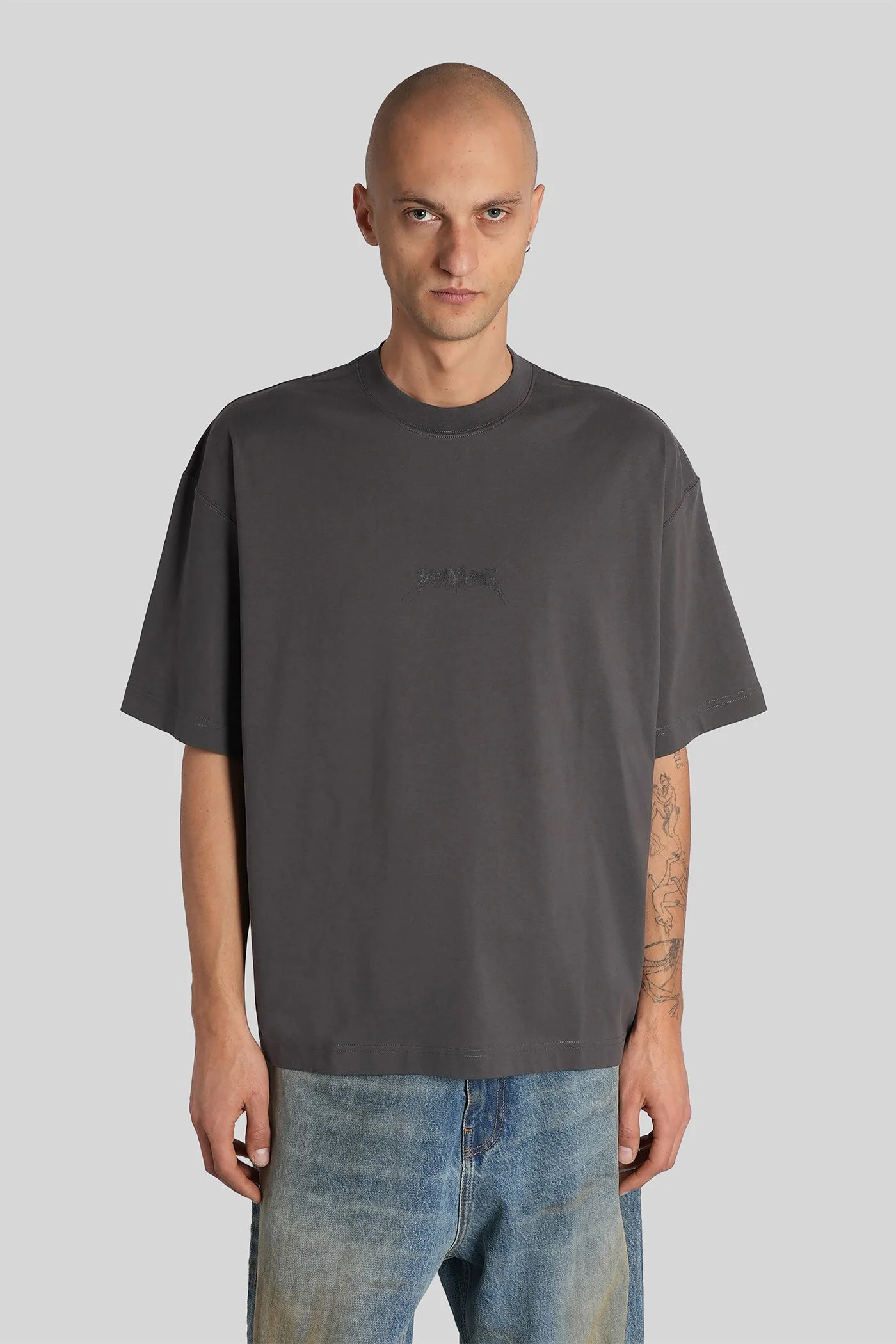 T-Shirt in grey cotton