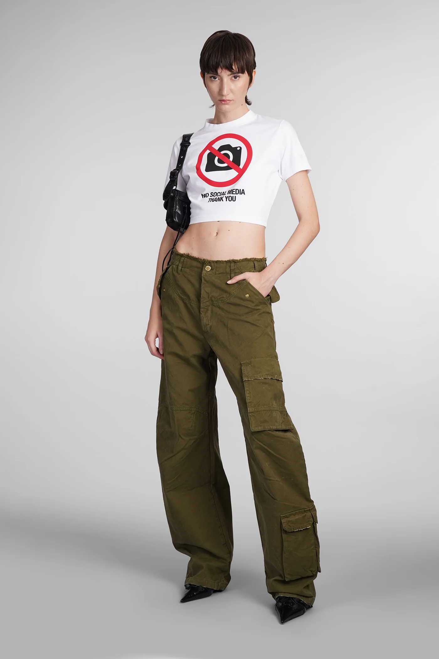 T-Shirt in white cotton - Image 2