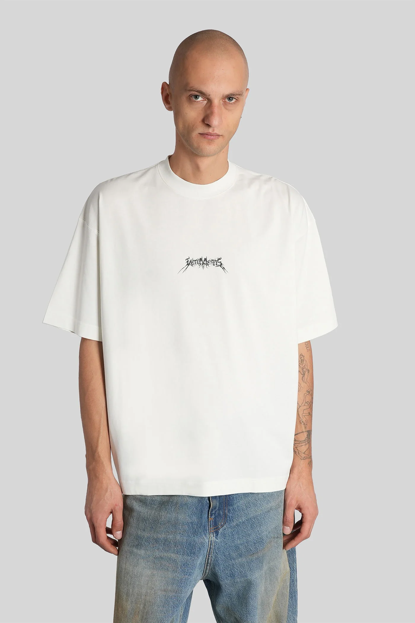 T-Shirt in white cotton