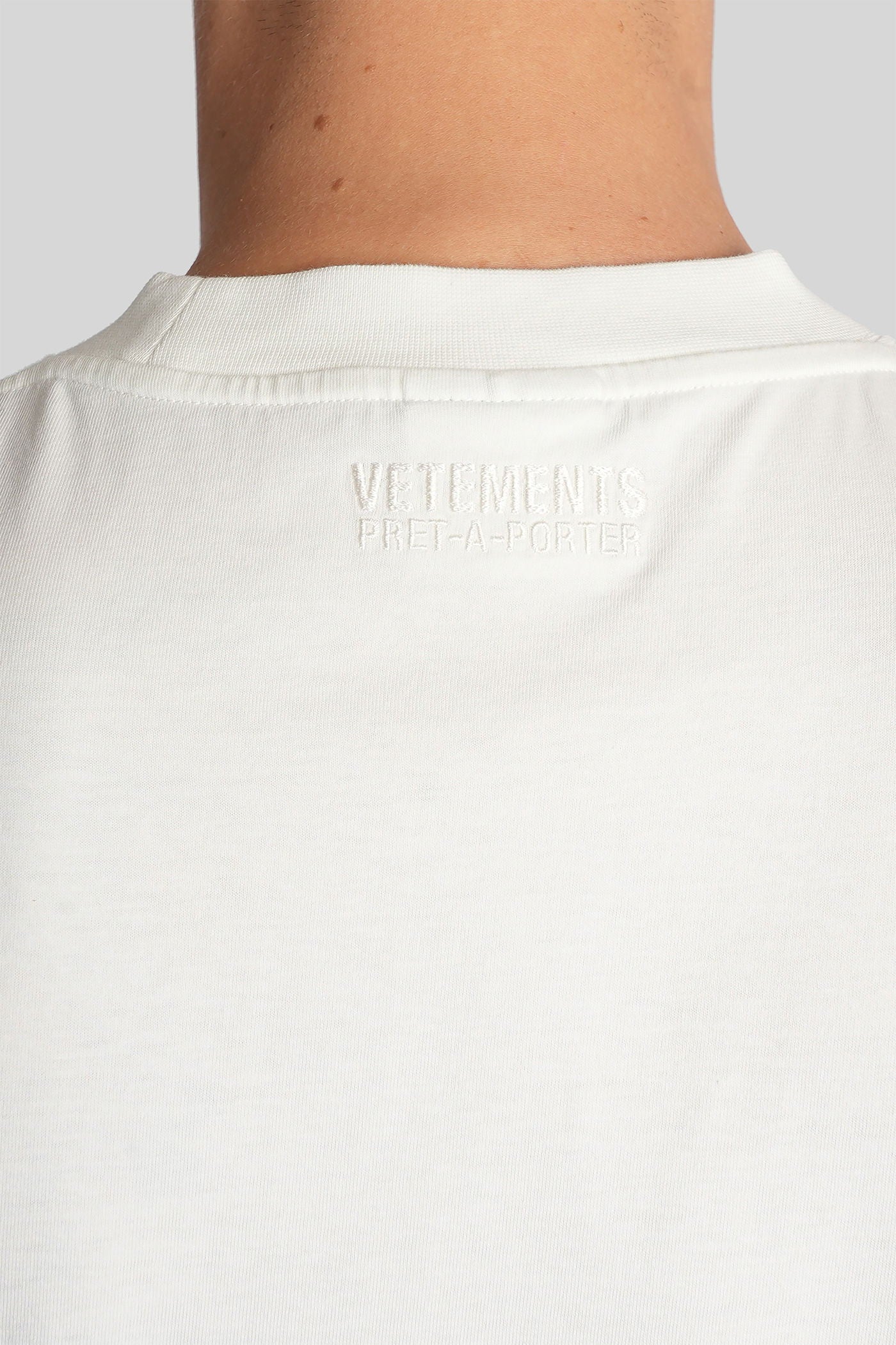 T-Shirt in white cotton - Image 5