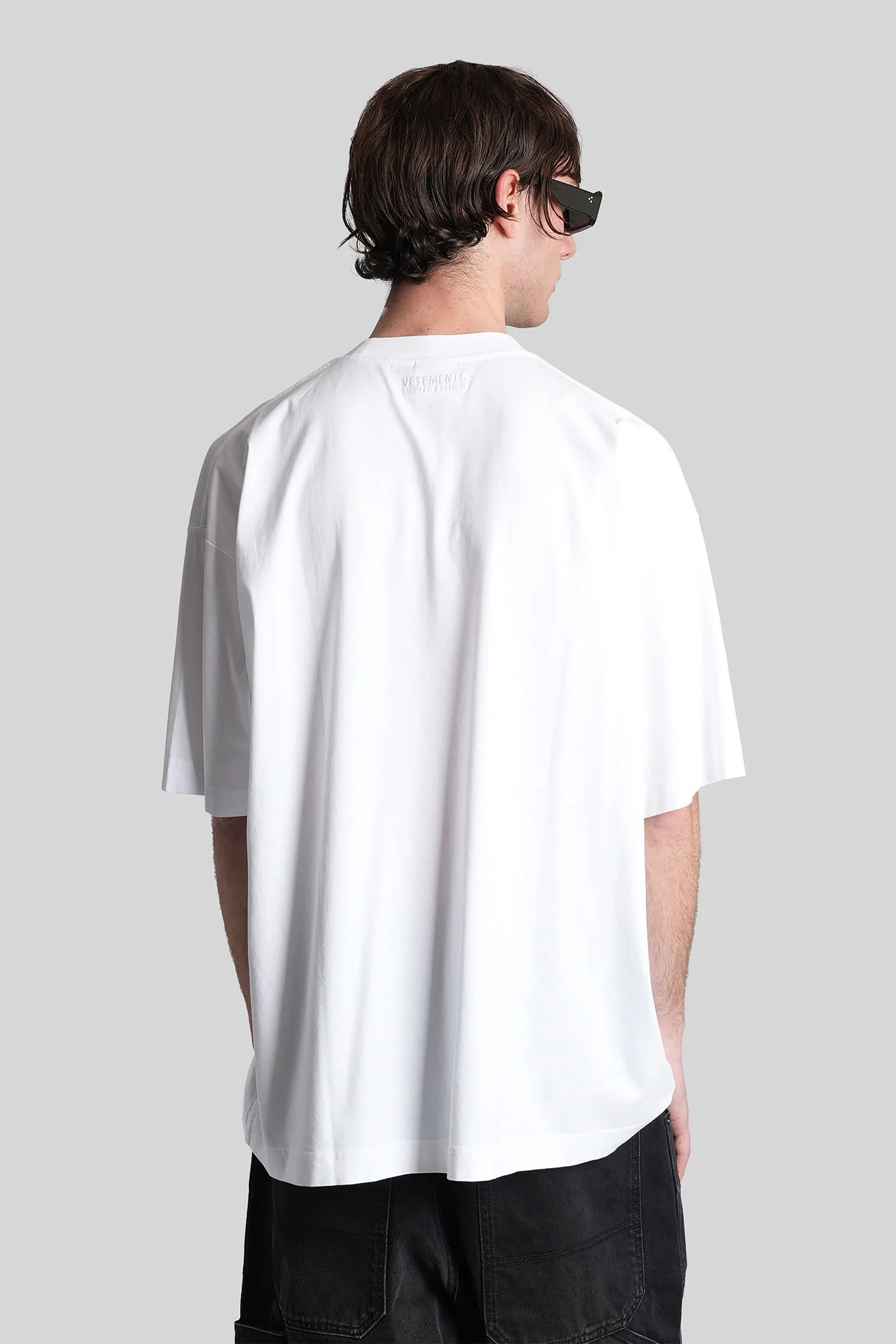 T-Shirt in white cotton - Image 3