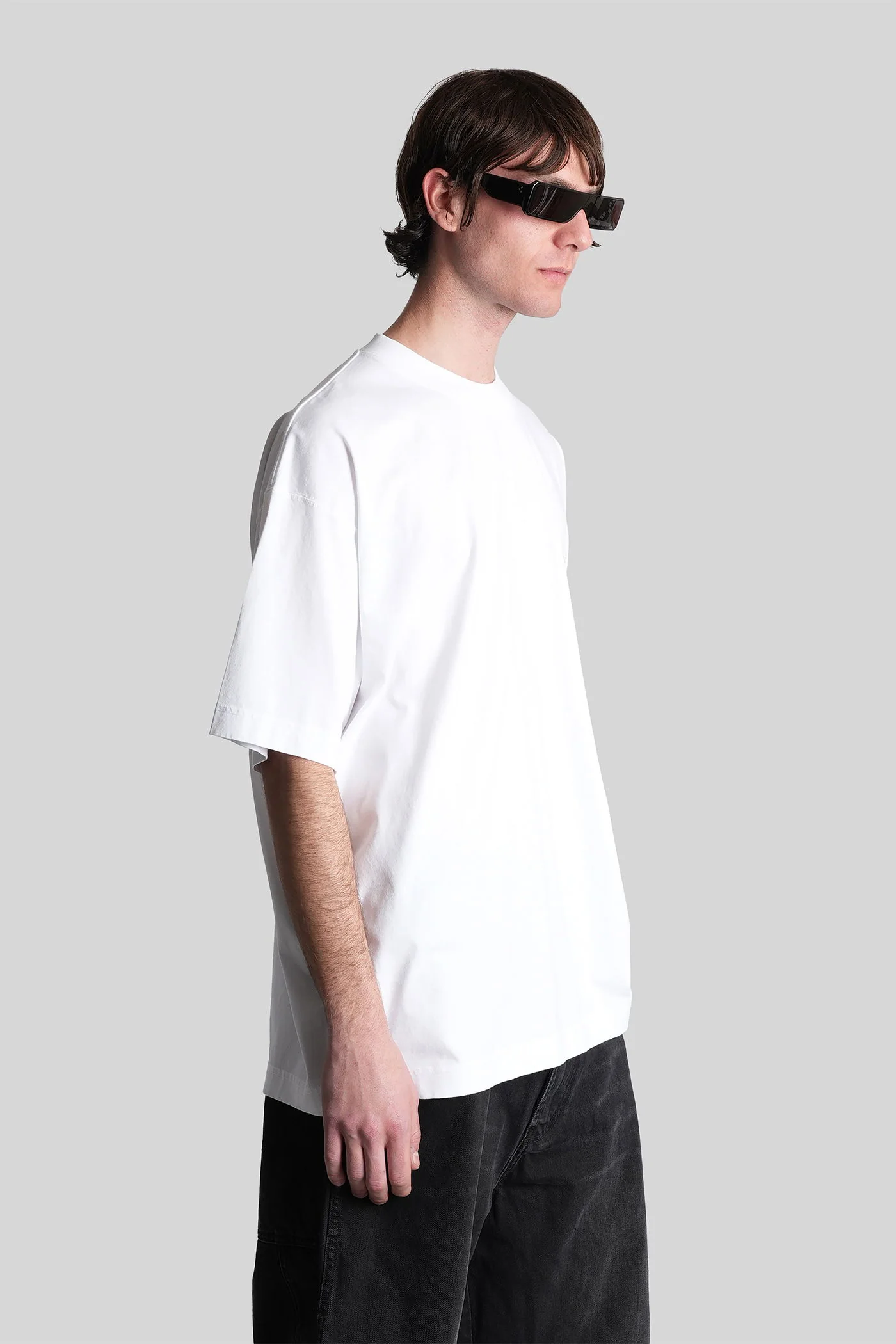 T-Shirt in white cotton - Image 4