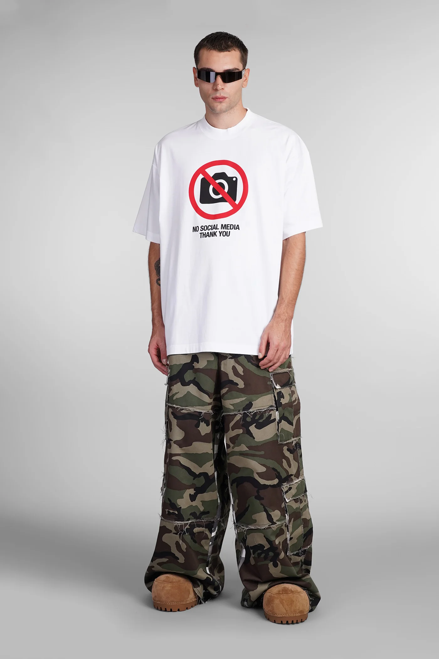 T-Shirt in white cotton - Image 2