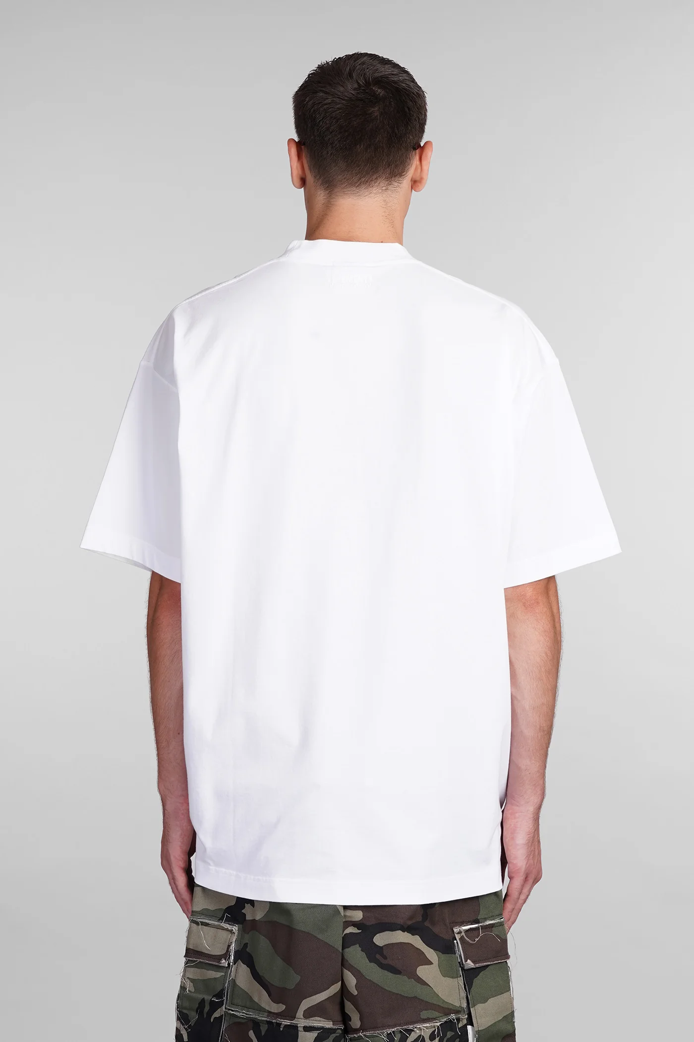 T-Shirt in white cotton - Image 3