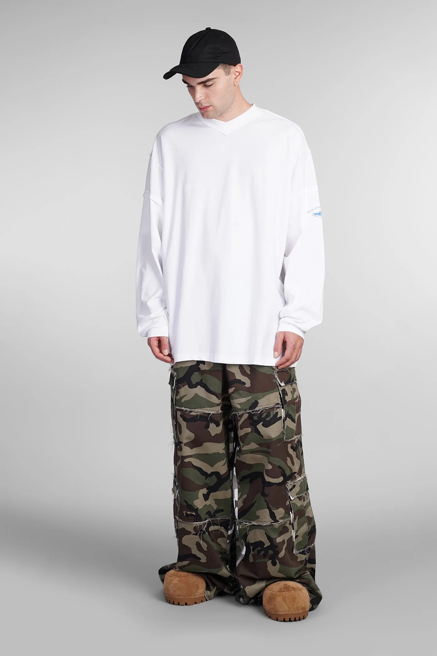 T-Shirt in white cotton - Image 2
