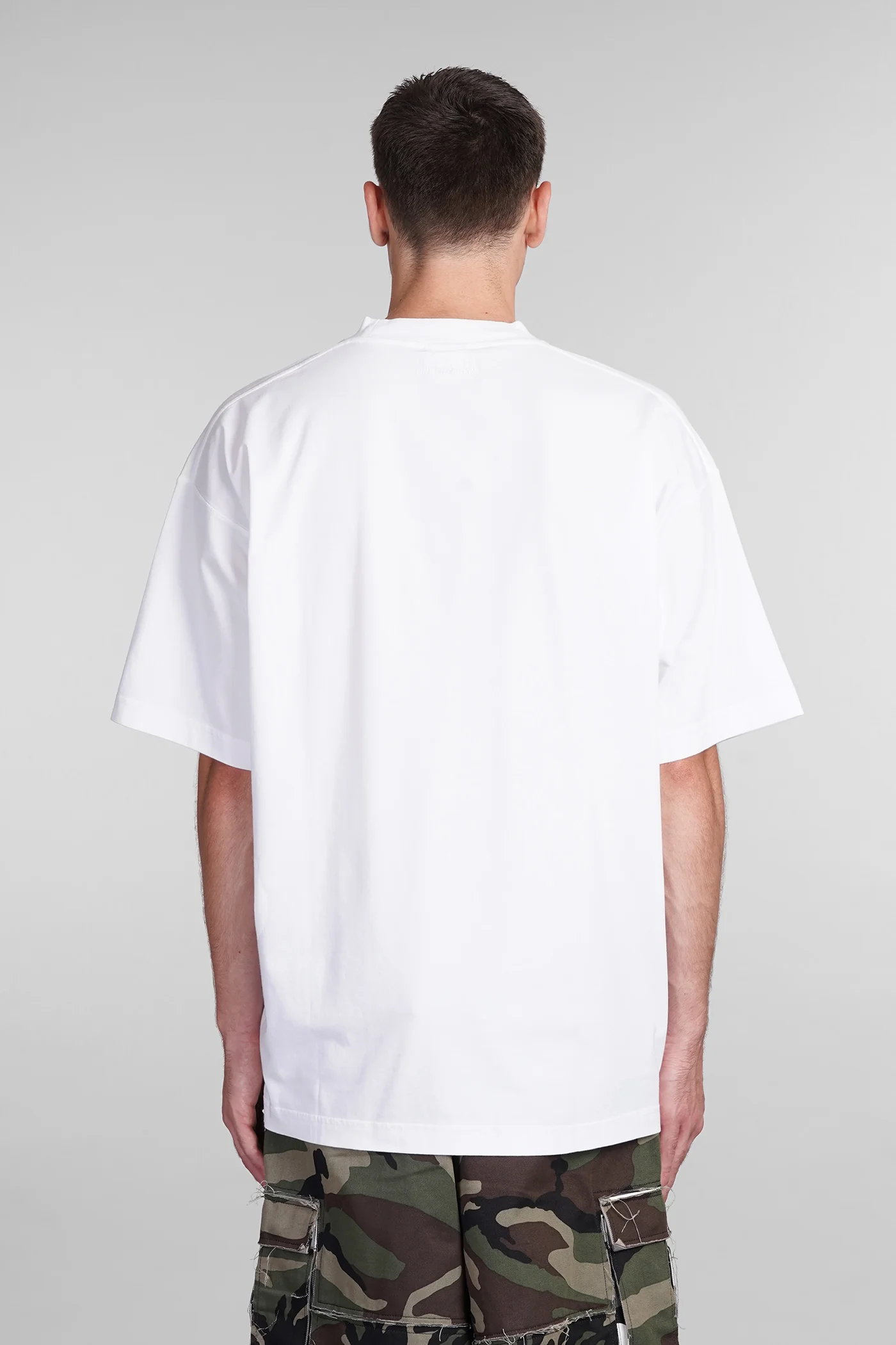 T-Shirt in white cotton - Image 3