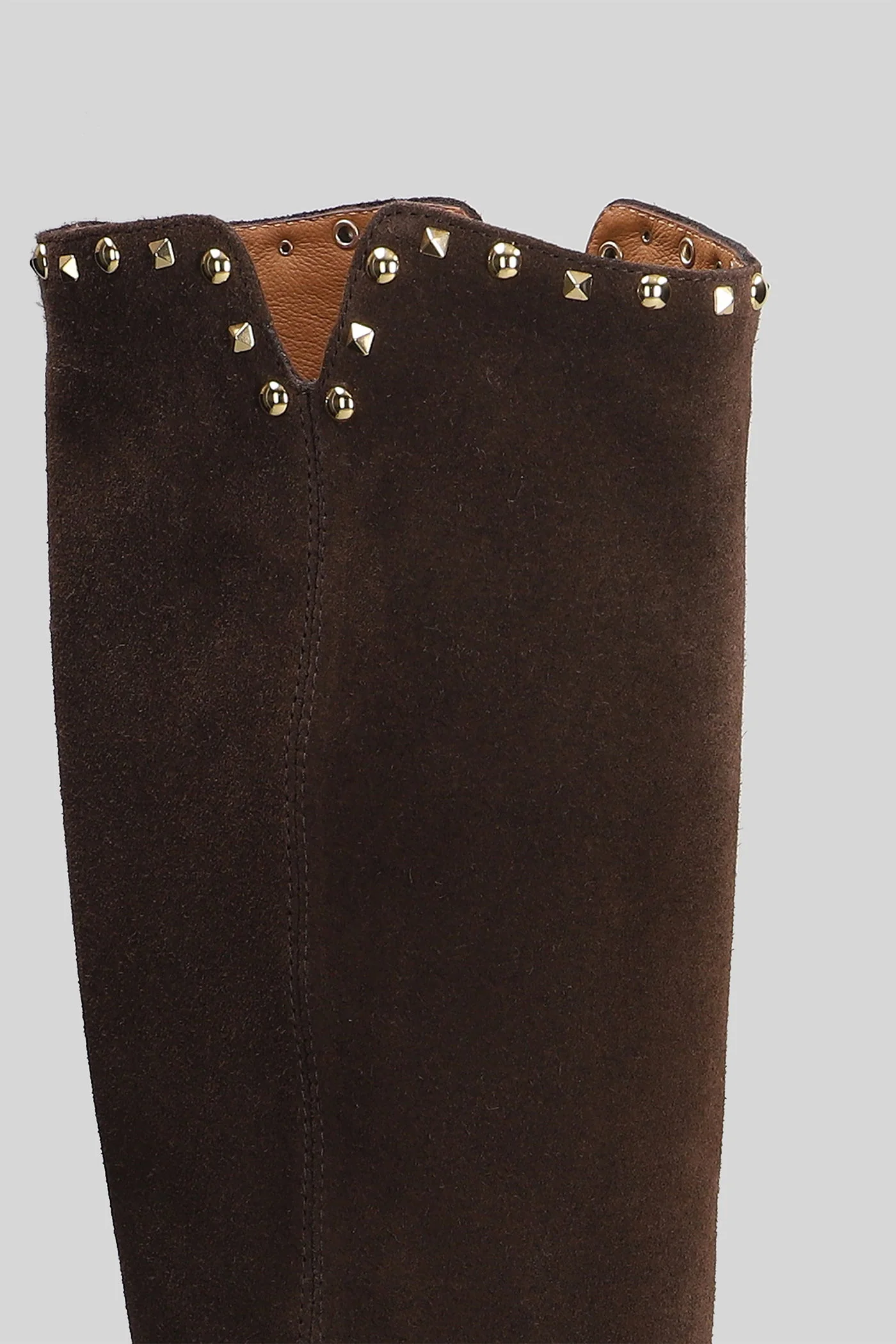 in brown suede - Image 5