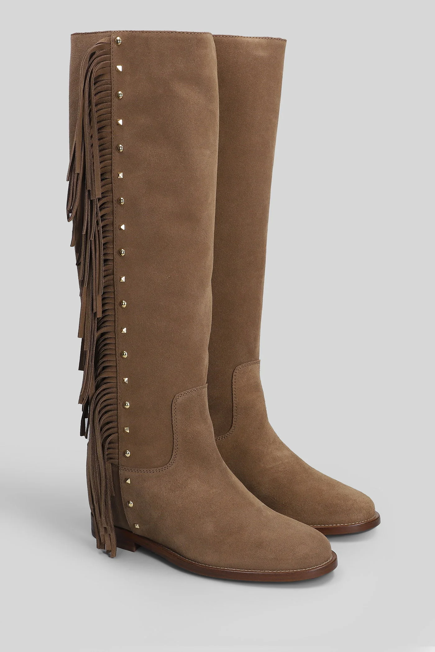 in Camel suede - Image 2