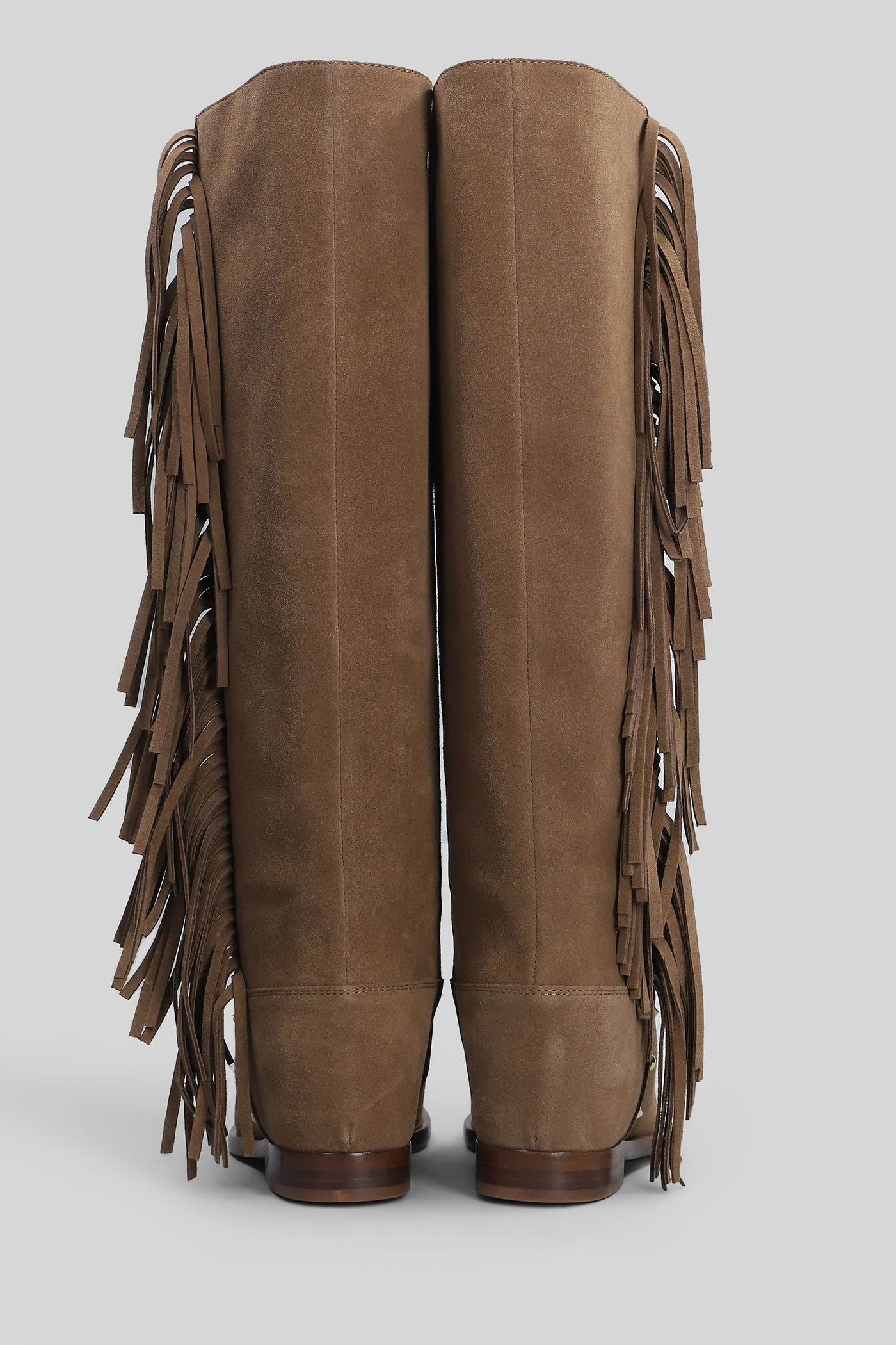 in Camel suede - Image 4