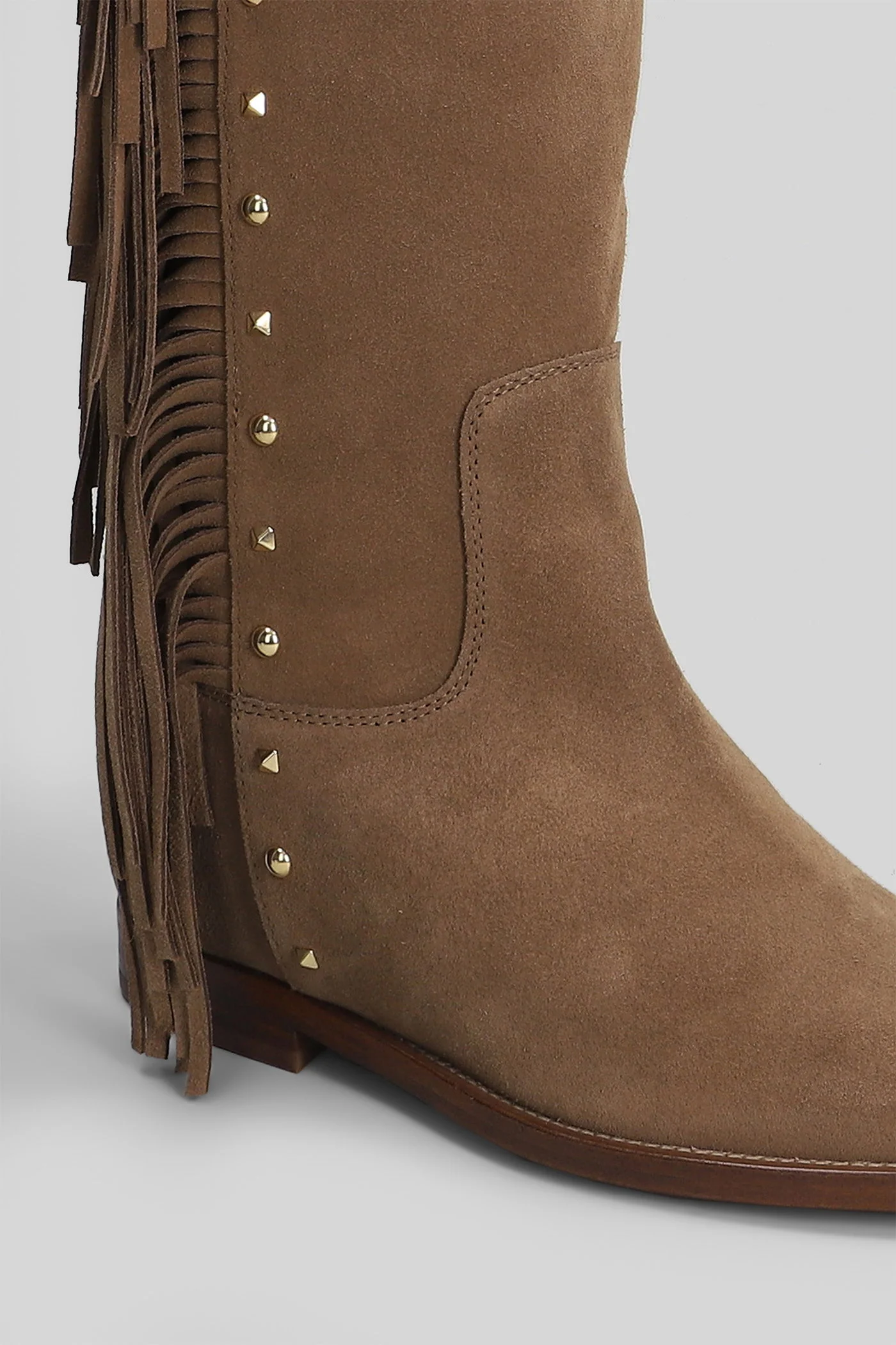 in Camel suede - Image 5