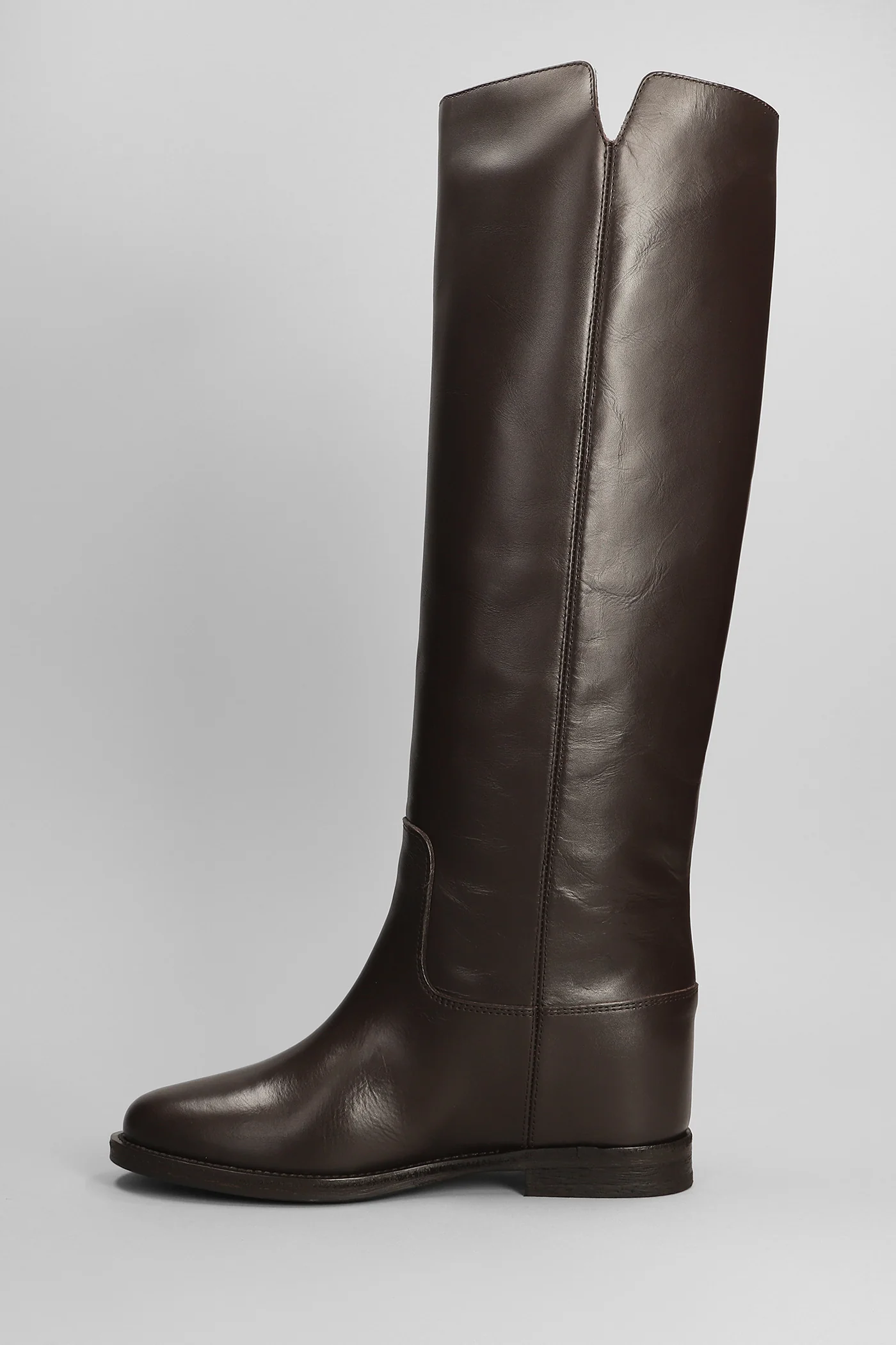 in dark brown leather - Image 3