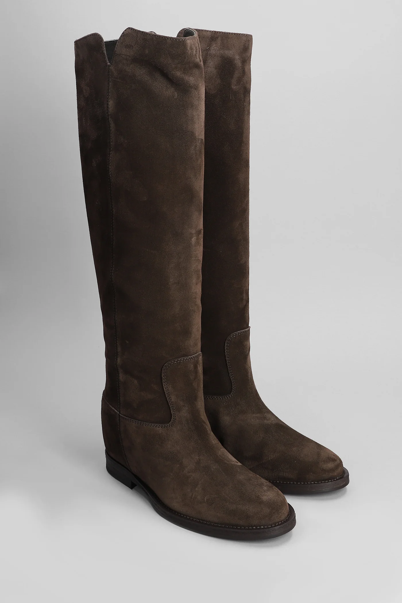 in dark brown suede - Image 2