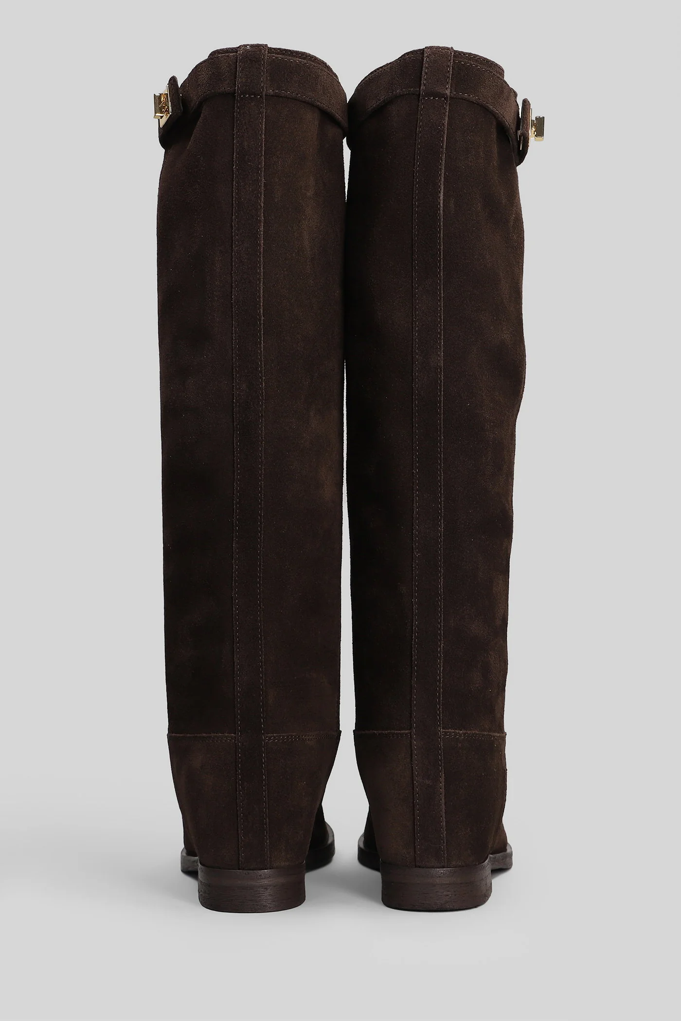 in dark brown suede - Image 4
