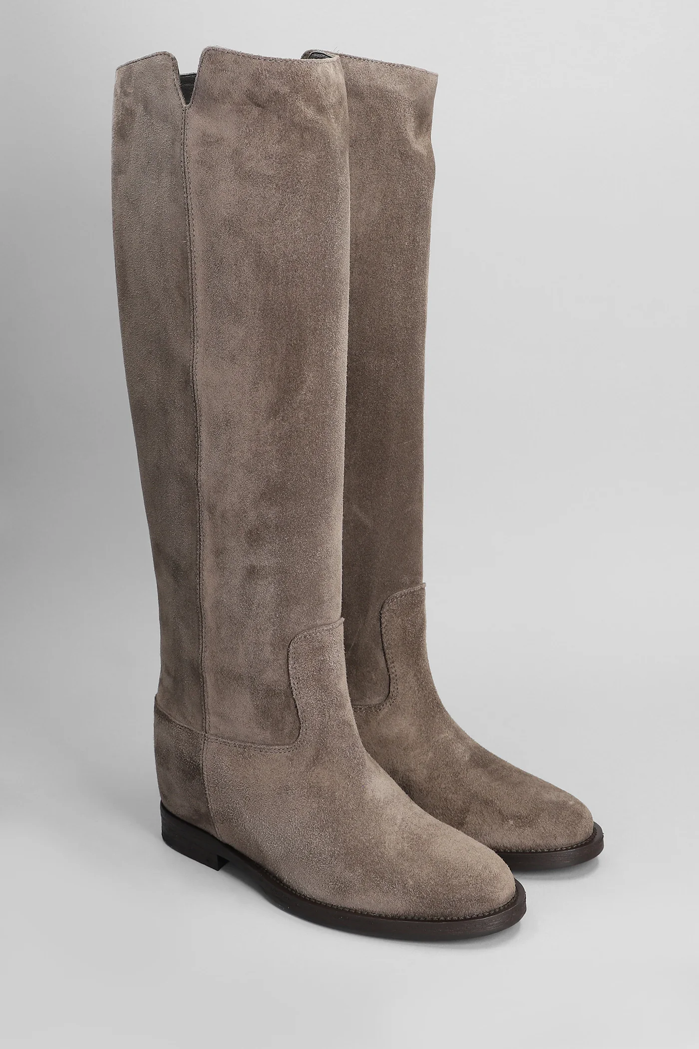 in taupe suede - Image 2