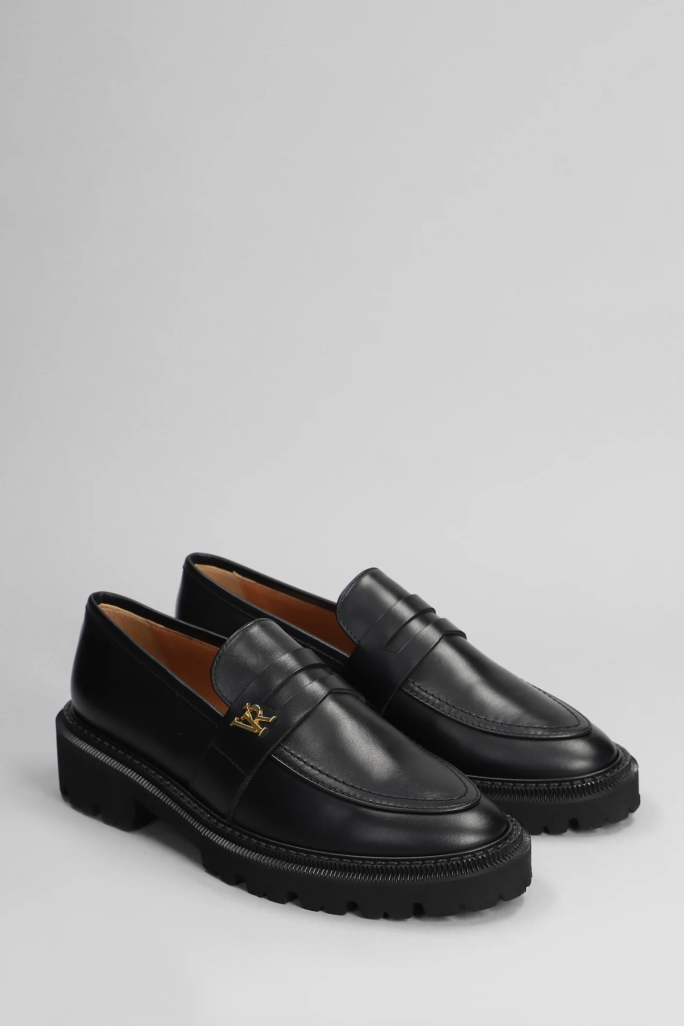 Loafers in black leather - Image 2