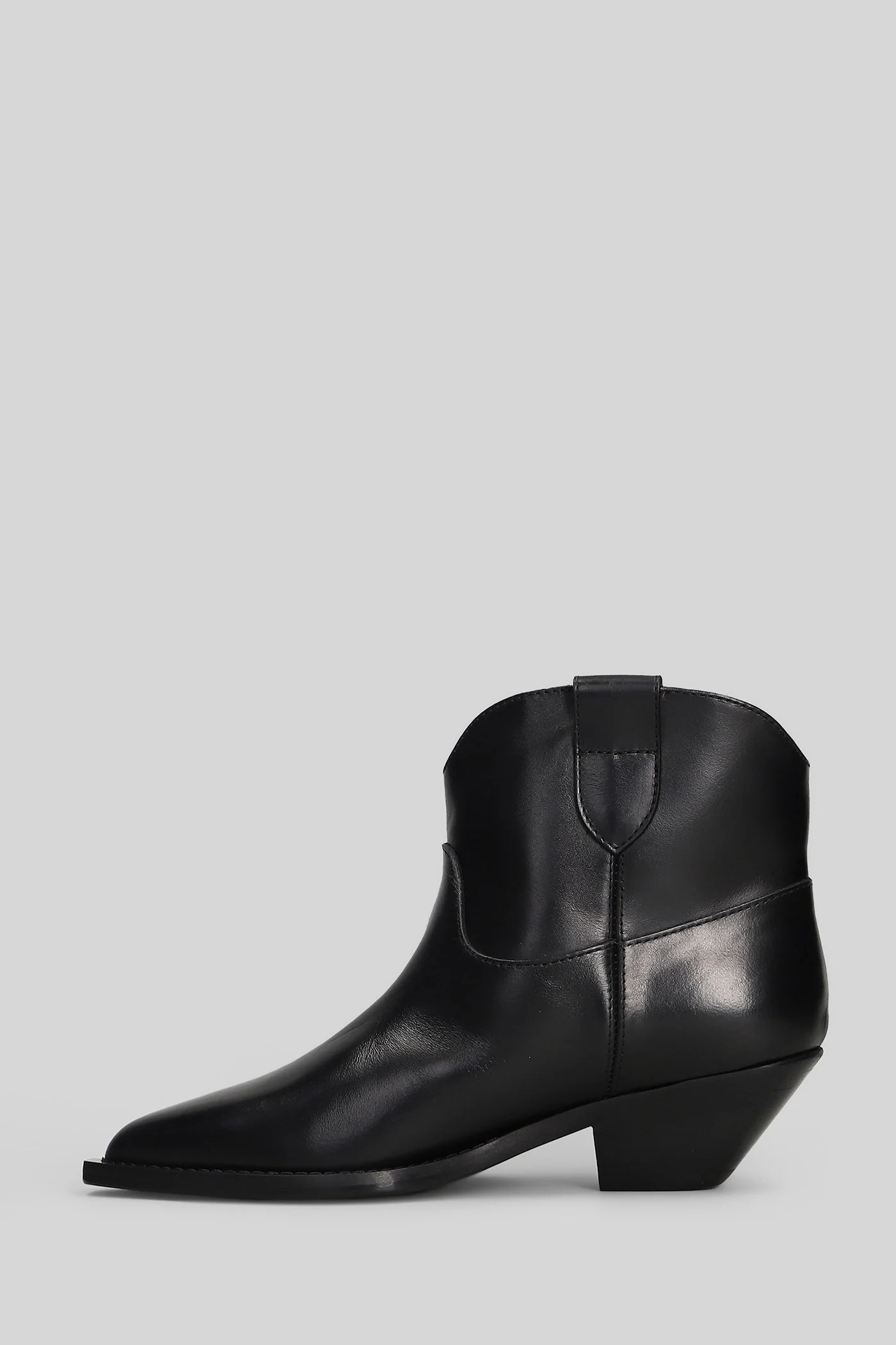 texan Ankle boots in black leather - Image 3