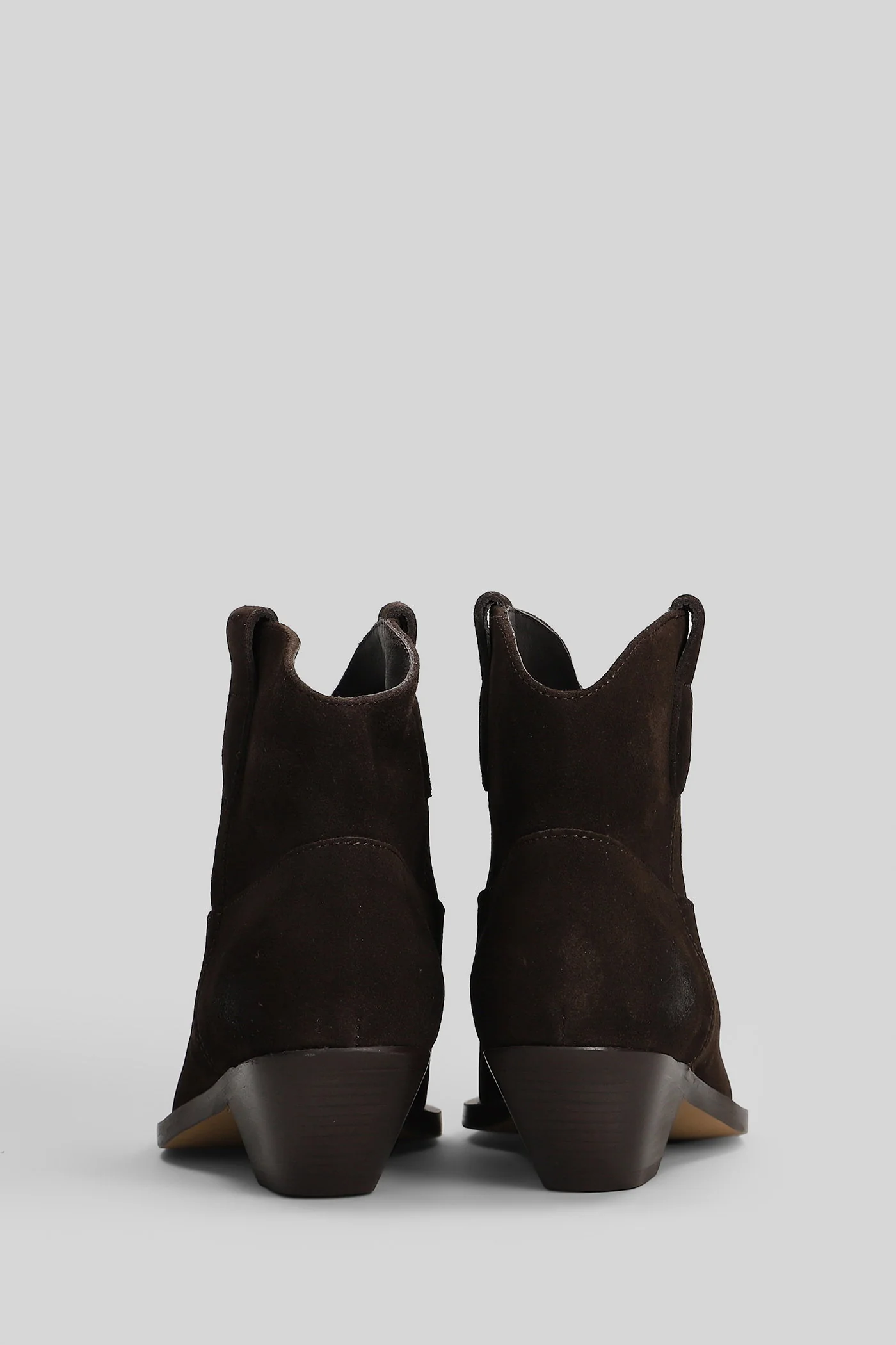 texan Ankle boots in dark brown suede - Image 4