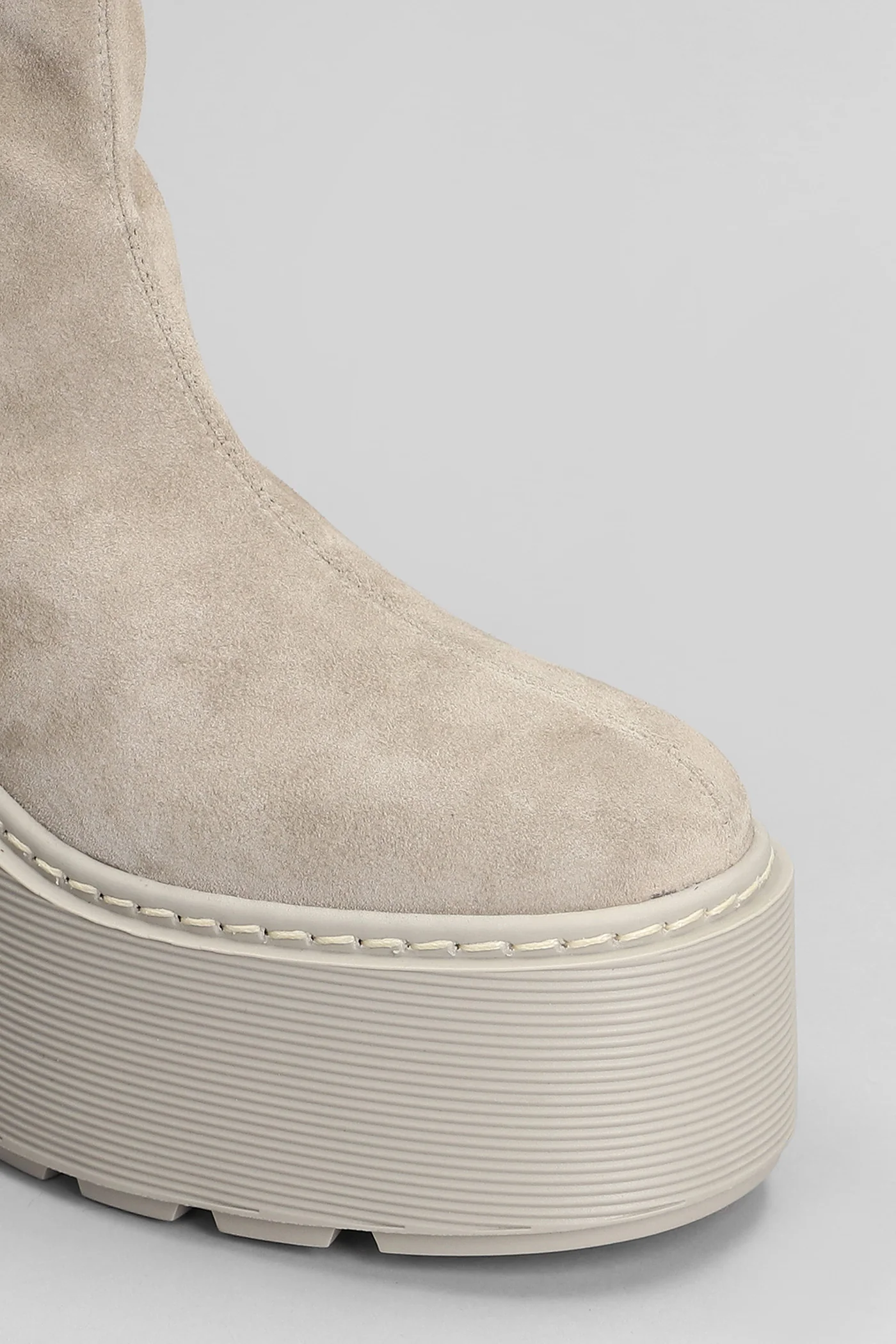 Magnifico High heels Ankle boots in beige suede - Image 5