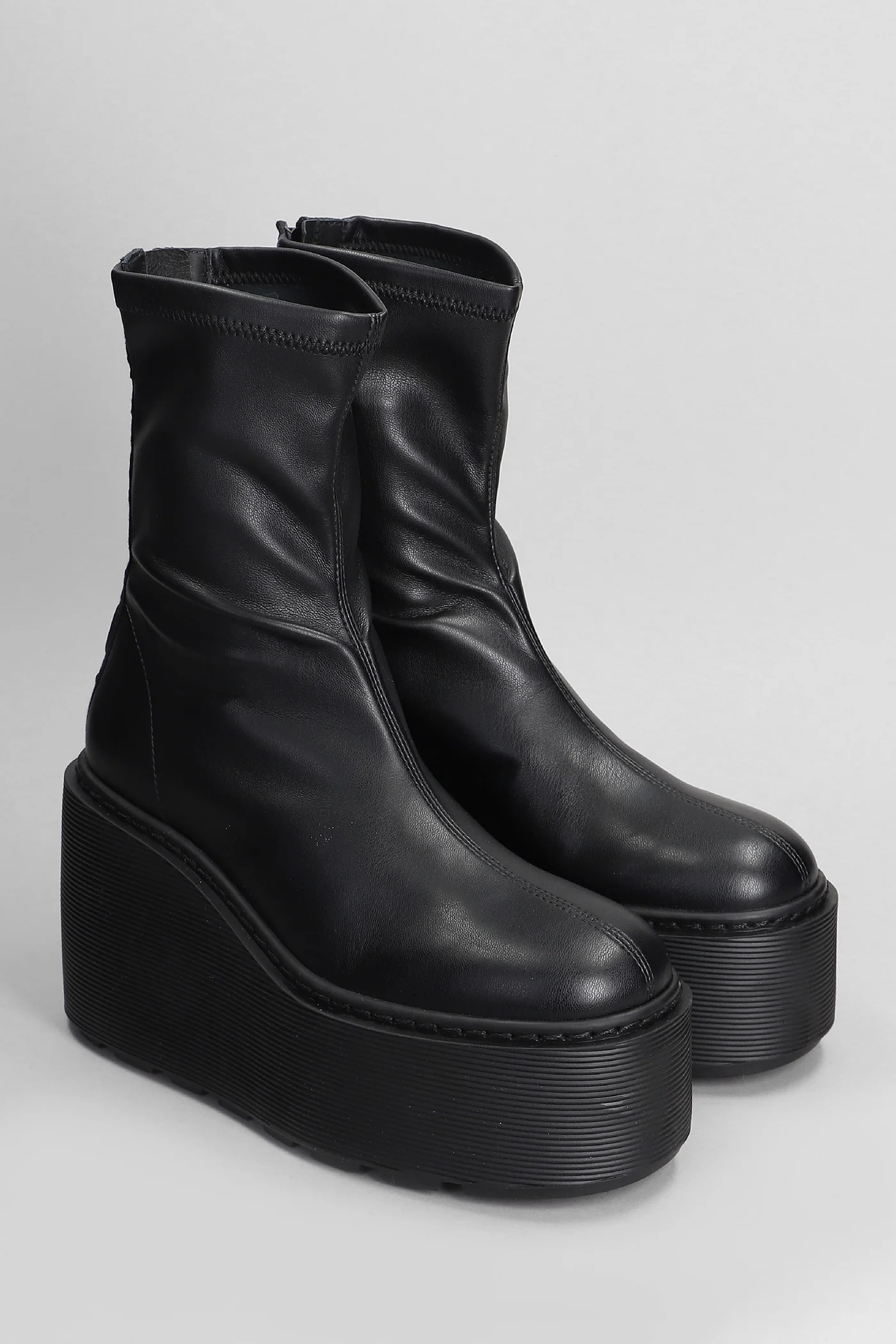 Saucharme High heels Ankle boots in black leather - Image 2