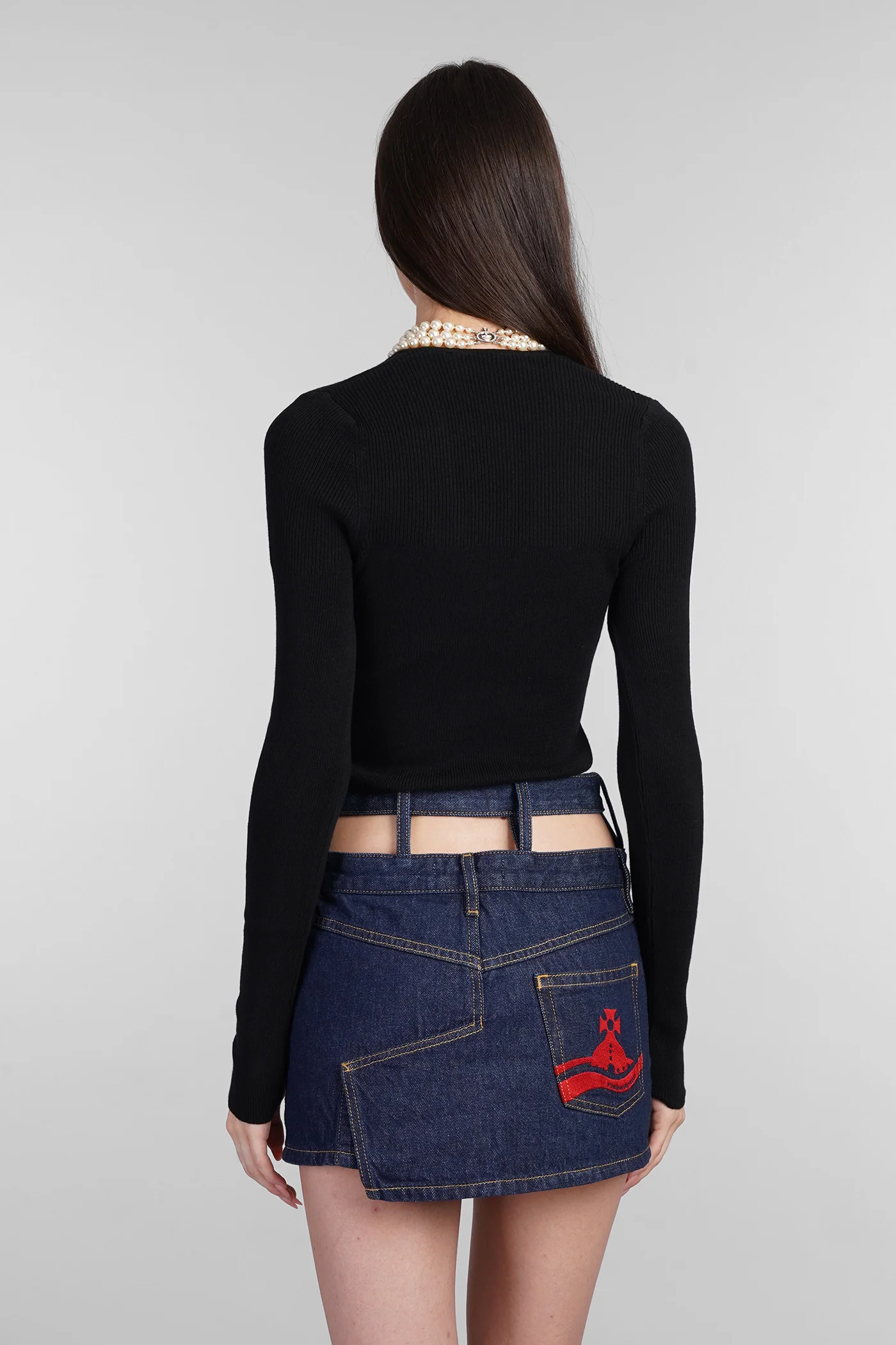 Bea Topwear in black cotton - Image 3