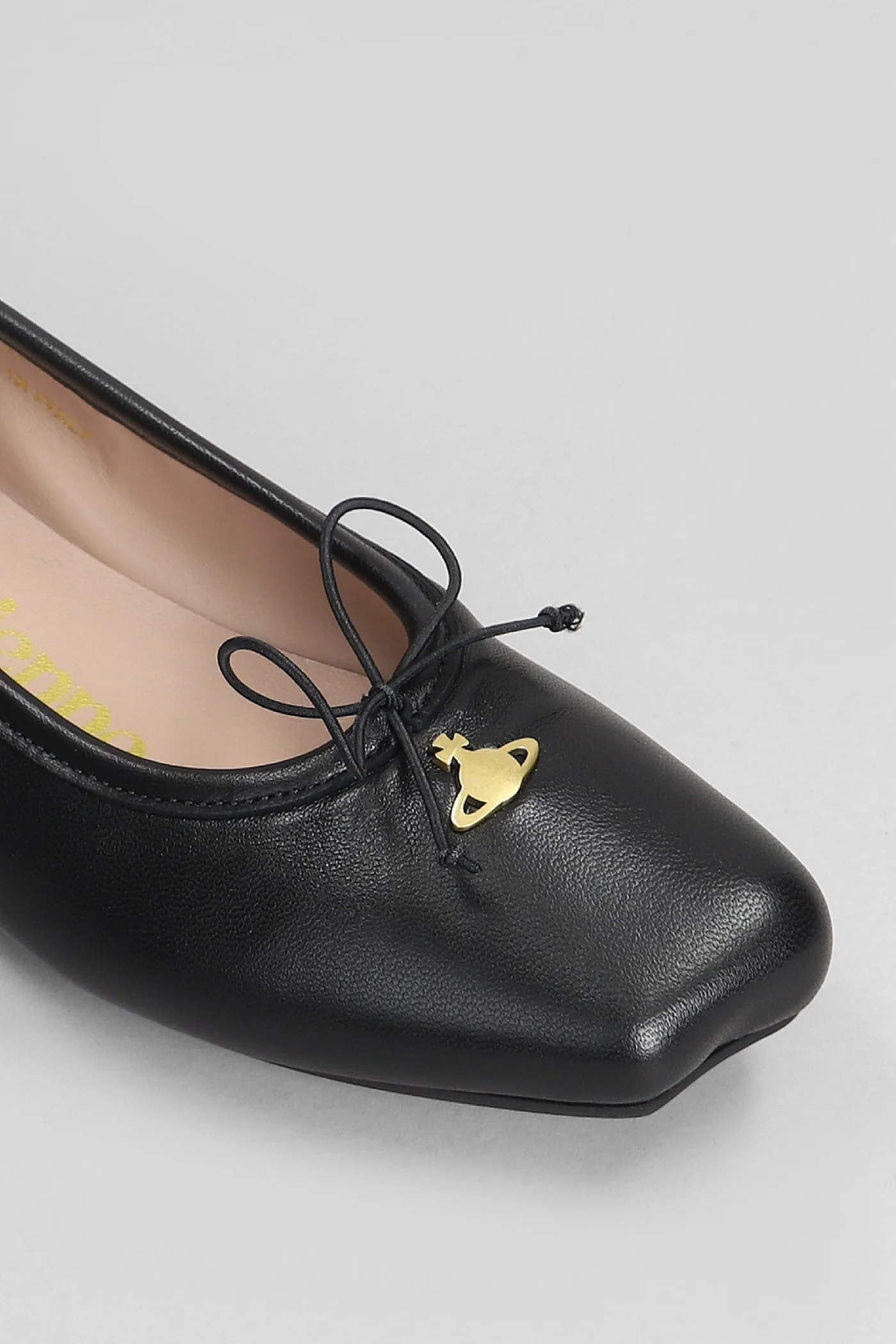 Brigitte Ballet flats in black leather - Image 5