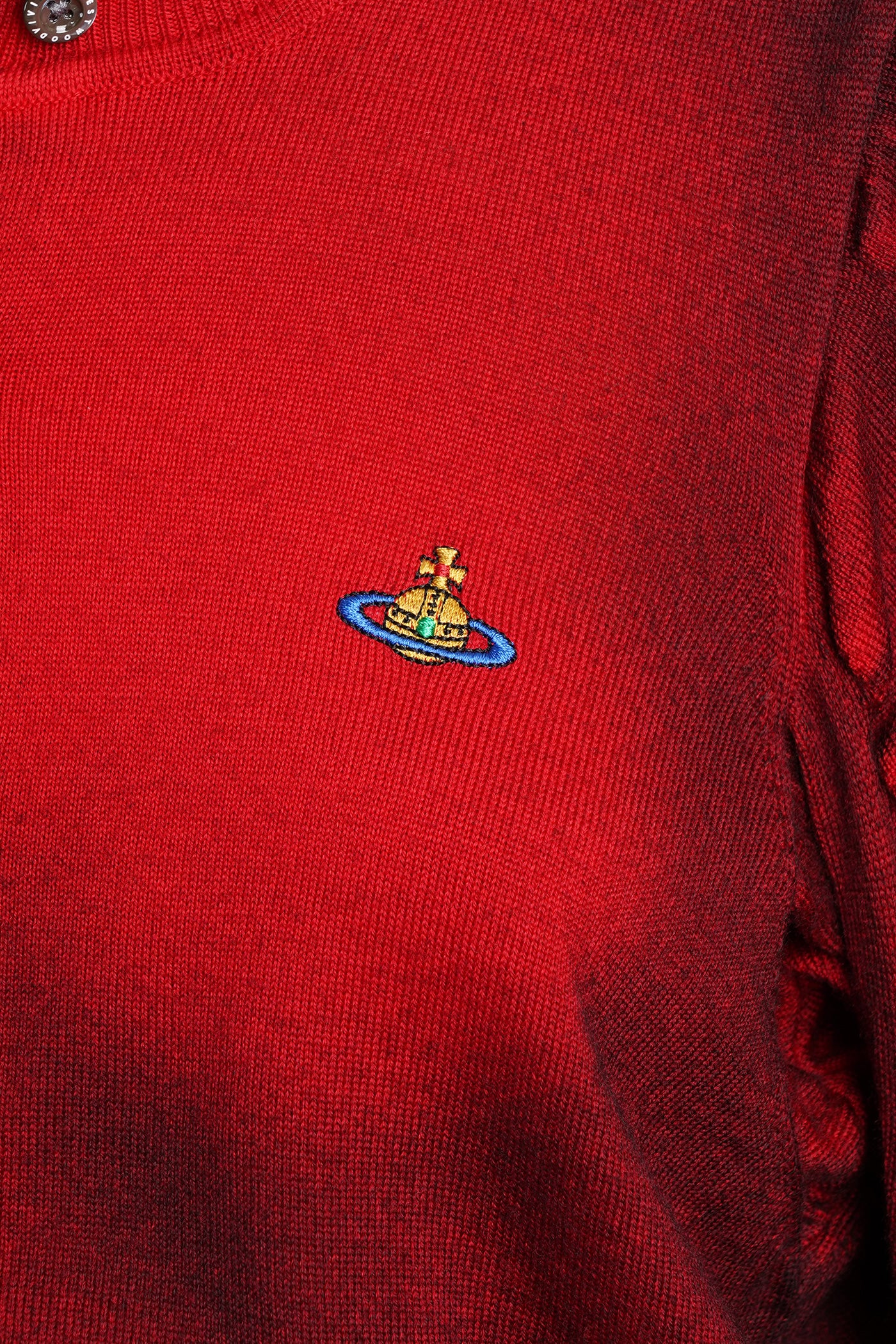 Eli Cardigan in red wool - Image 5