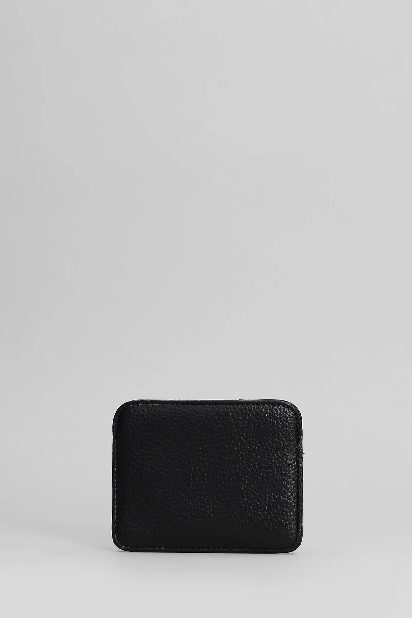 Half moon card Wallet in black leather - Image 3
