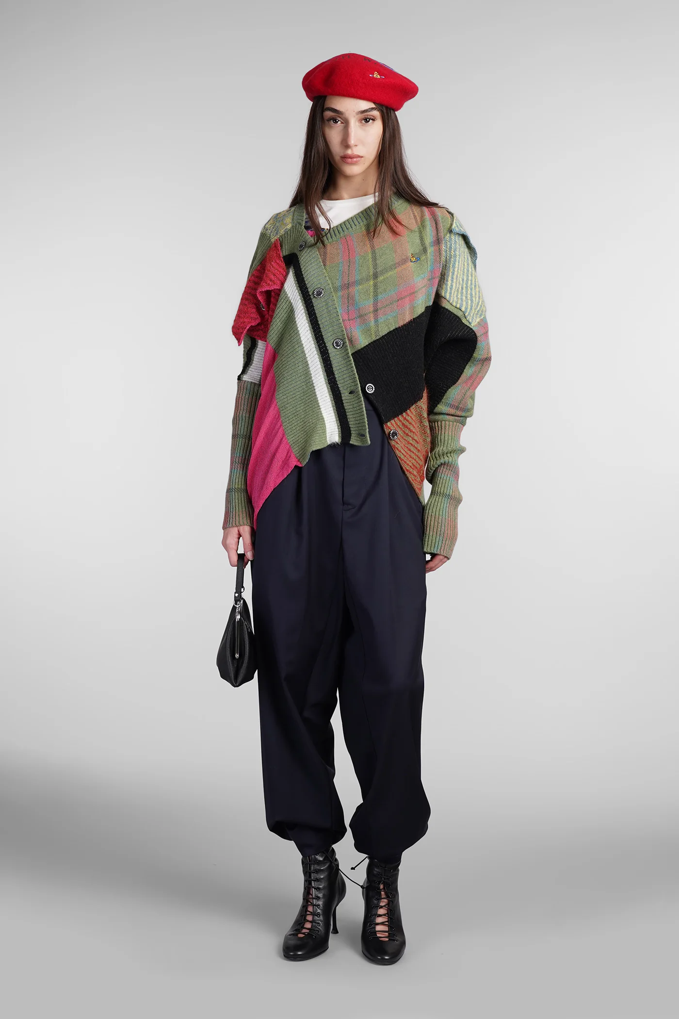 Highlander Cardigan in multicolor wool - Image 2