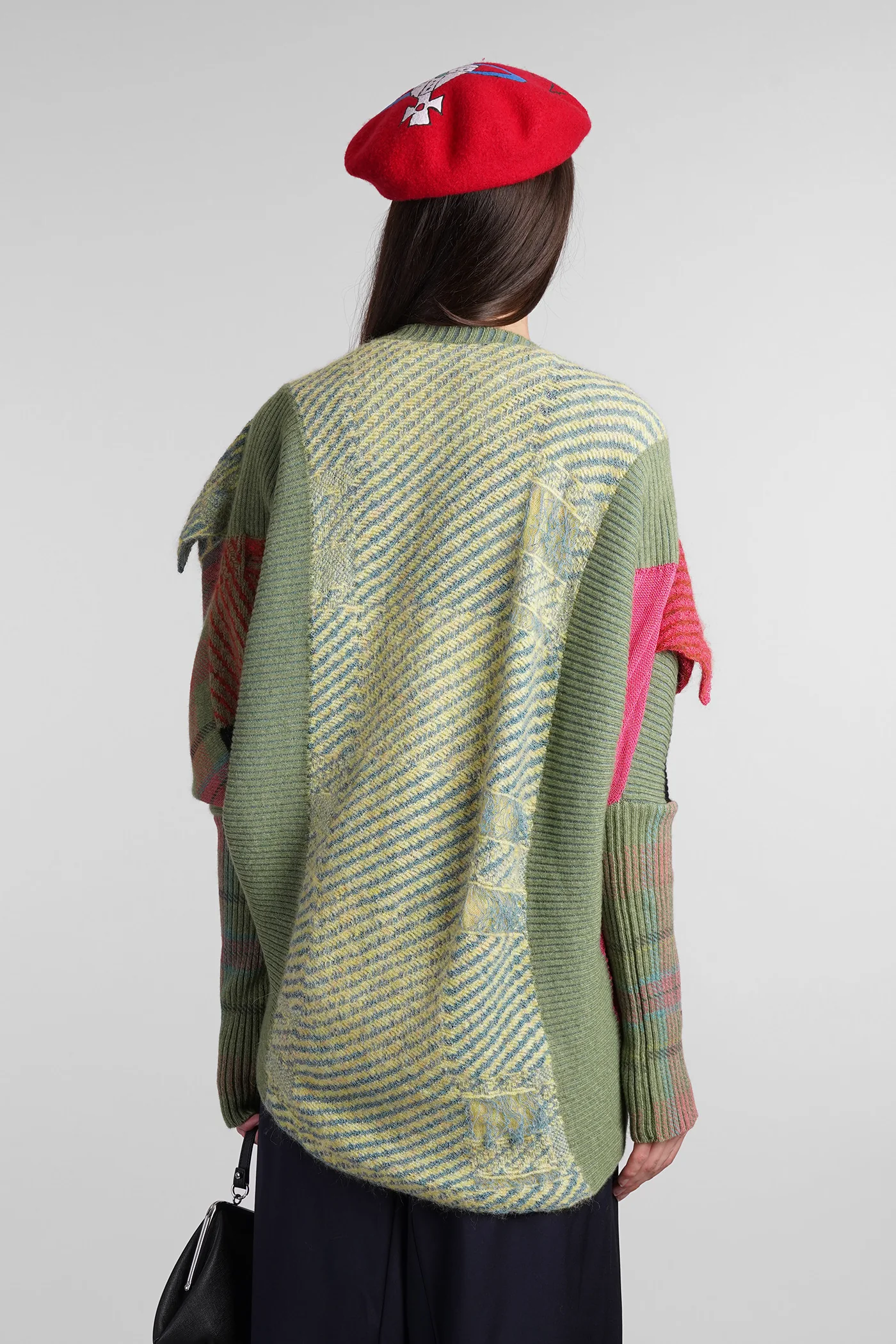 Highlander Cardigan in multicolor wool - Image 3