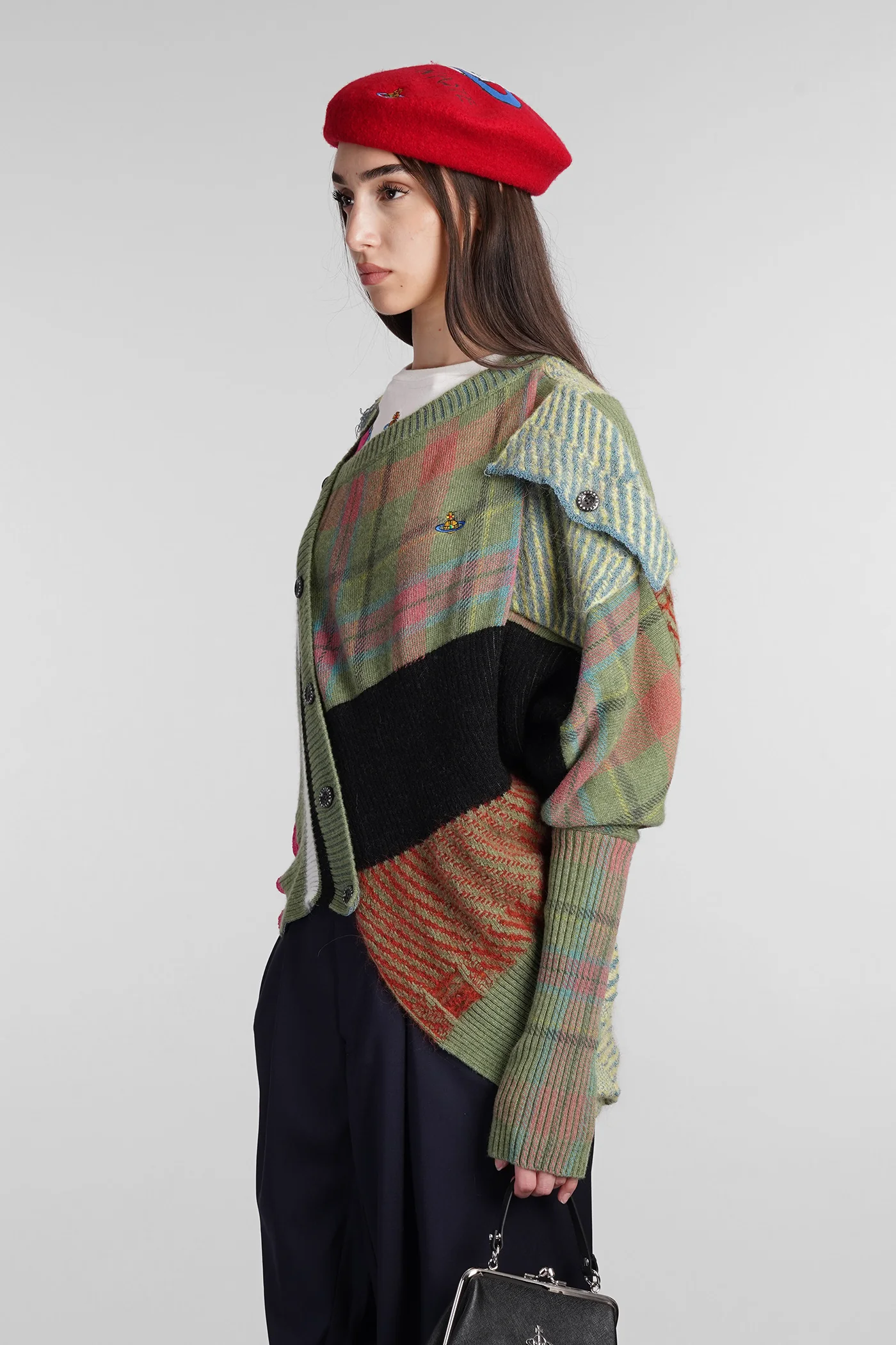 Highlander Cardigan in multicolor wool - Image 4