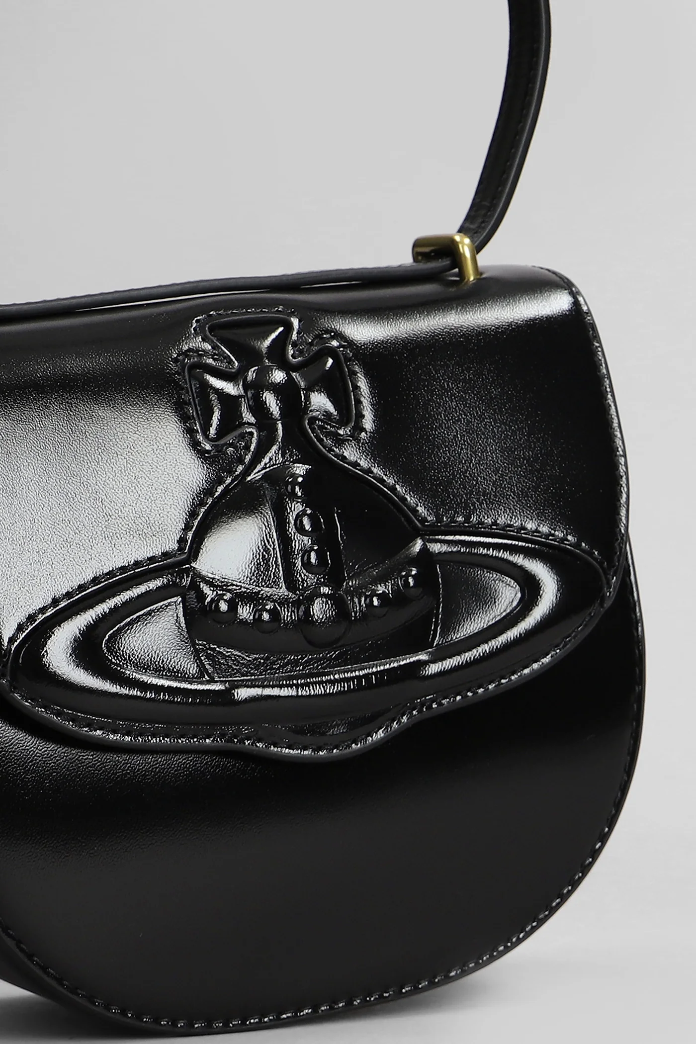 Jodie Shoulder bag in black leather - Image 4