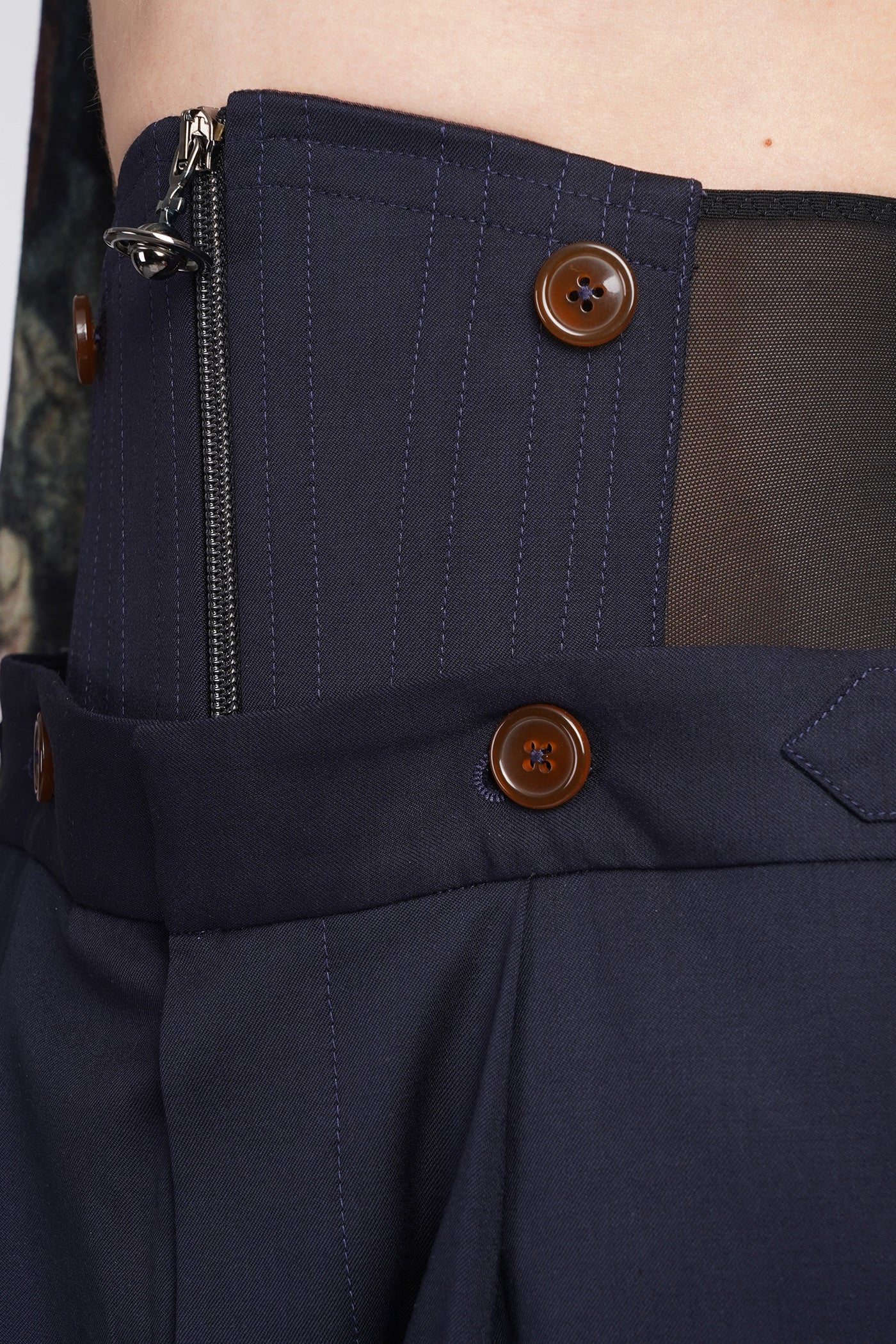 Pants in blue wool - Image 5