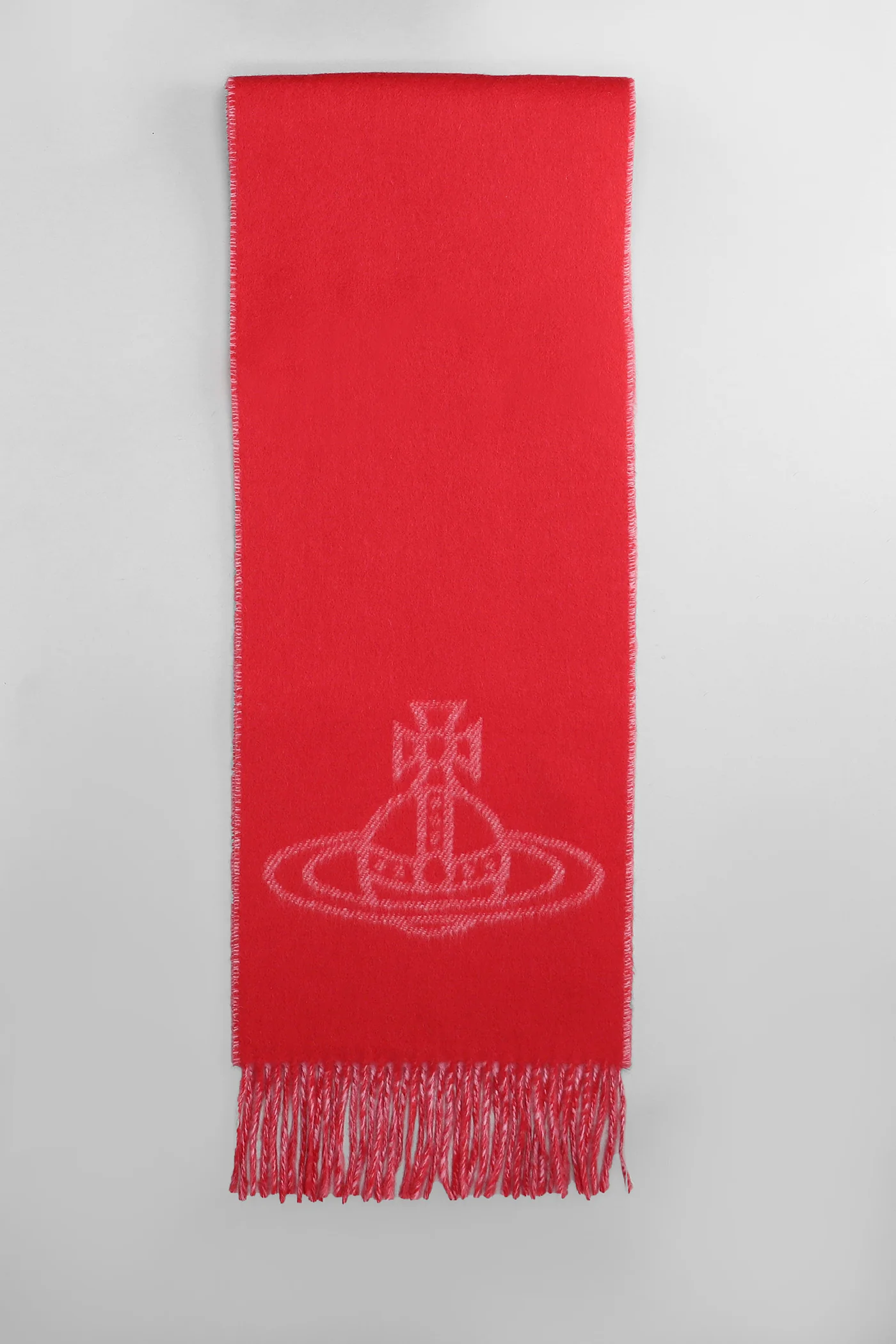 Scarve in red wool
