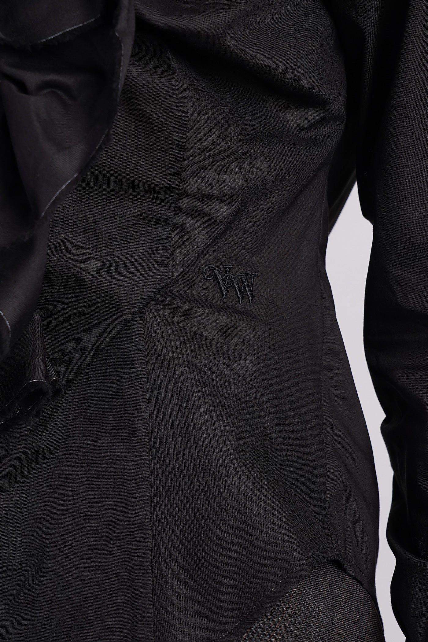 Shirt in black cotton - Image 5