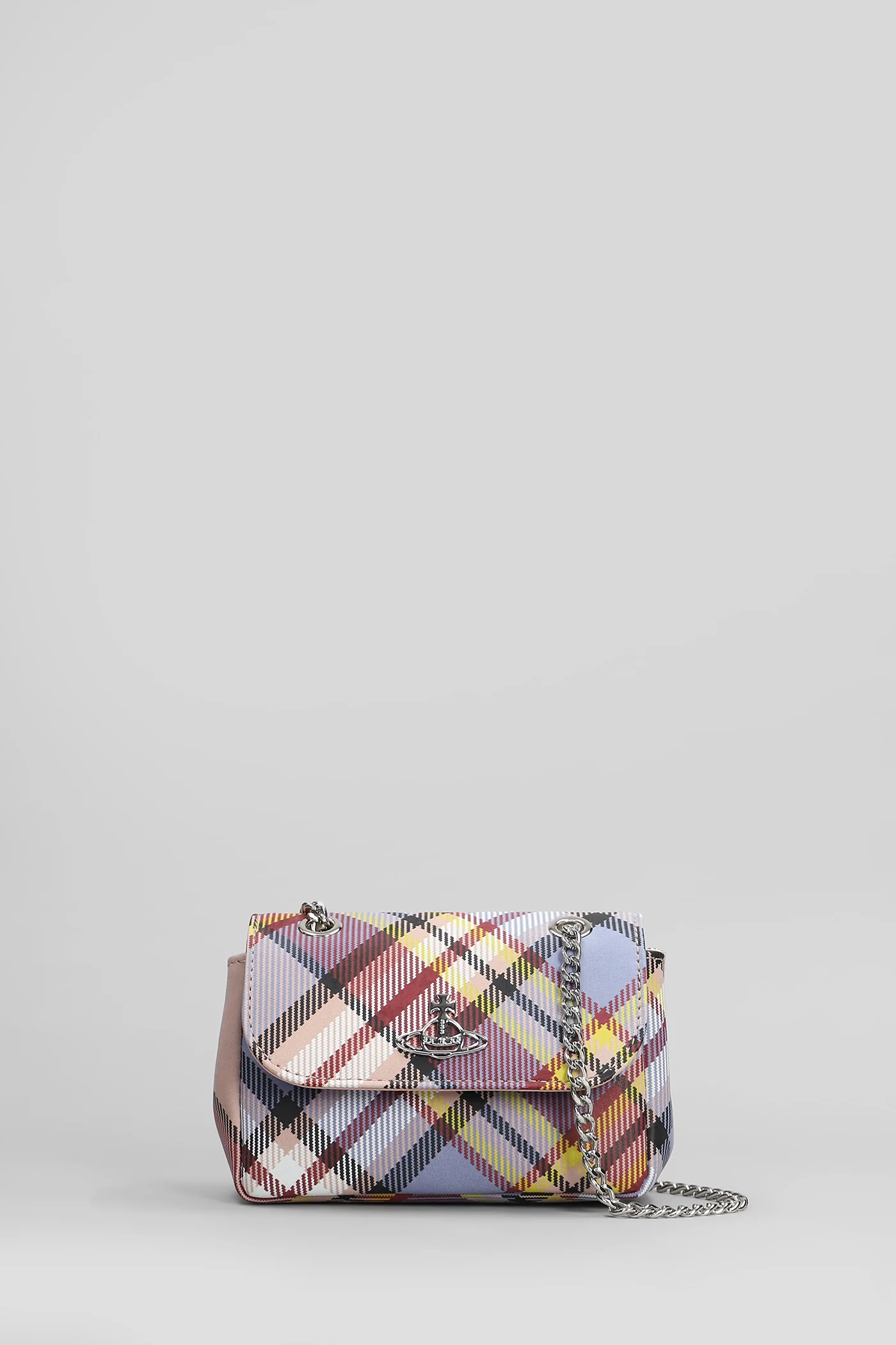 Small purse chain Shoulder bag in multicolor leather